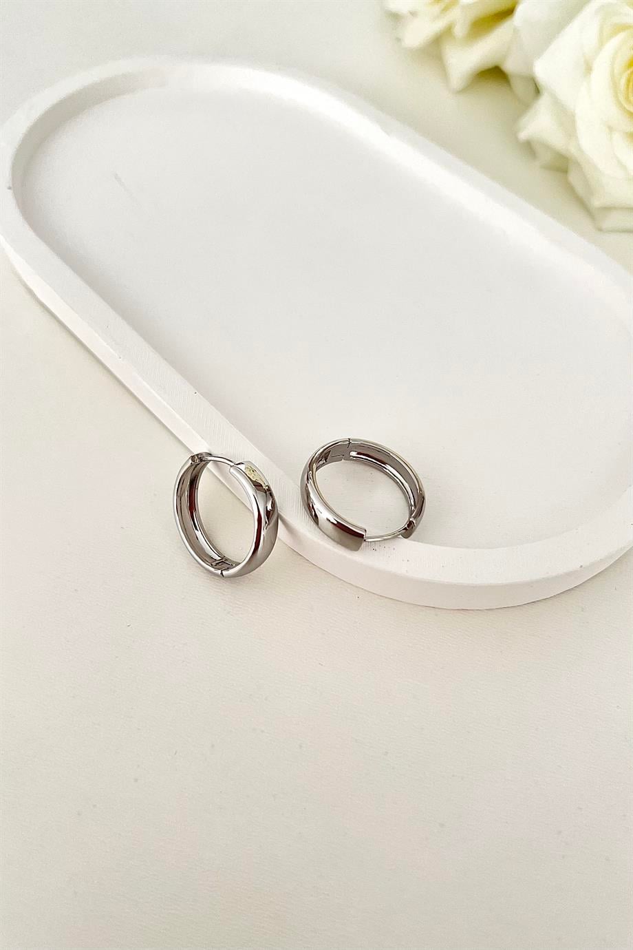 Halka Silver Küpe