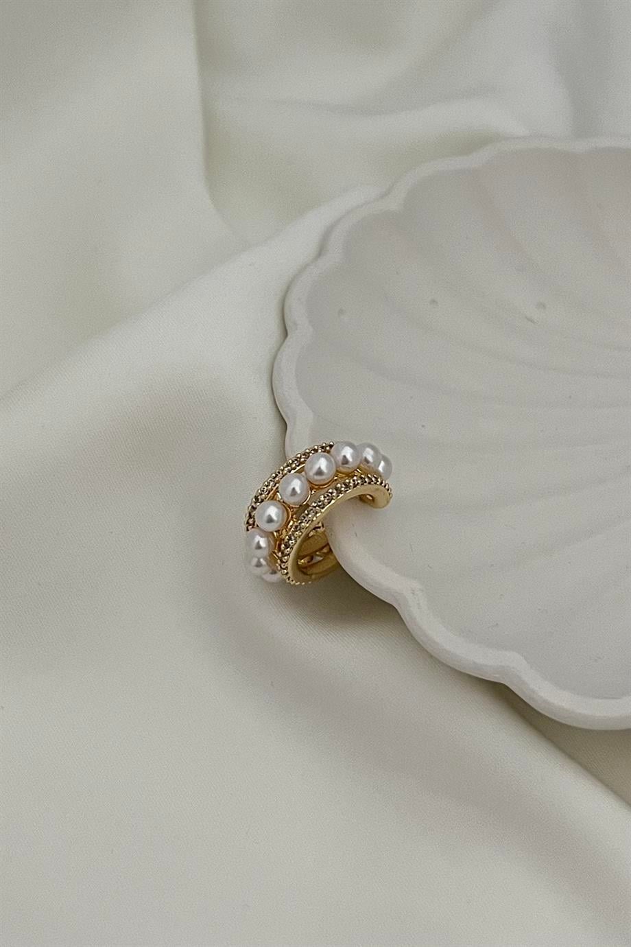 İnci Kıkırdak Küpe