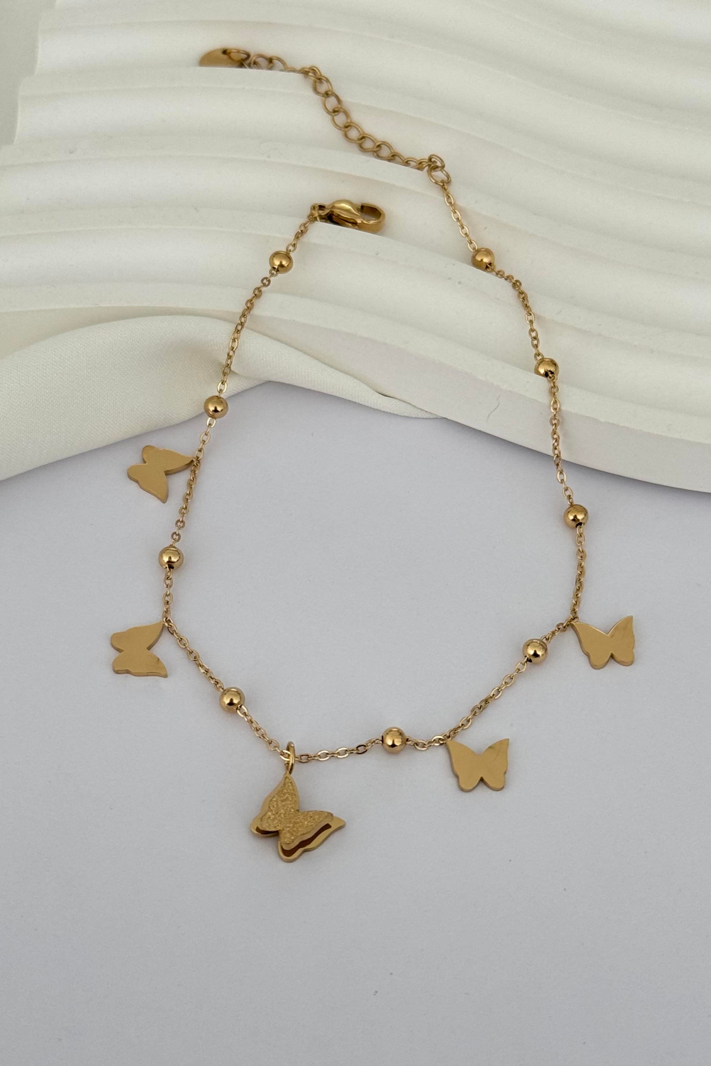 Kelebek Çelik Halhal