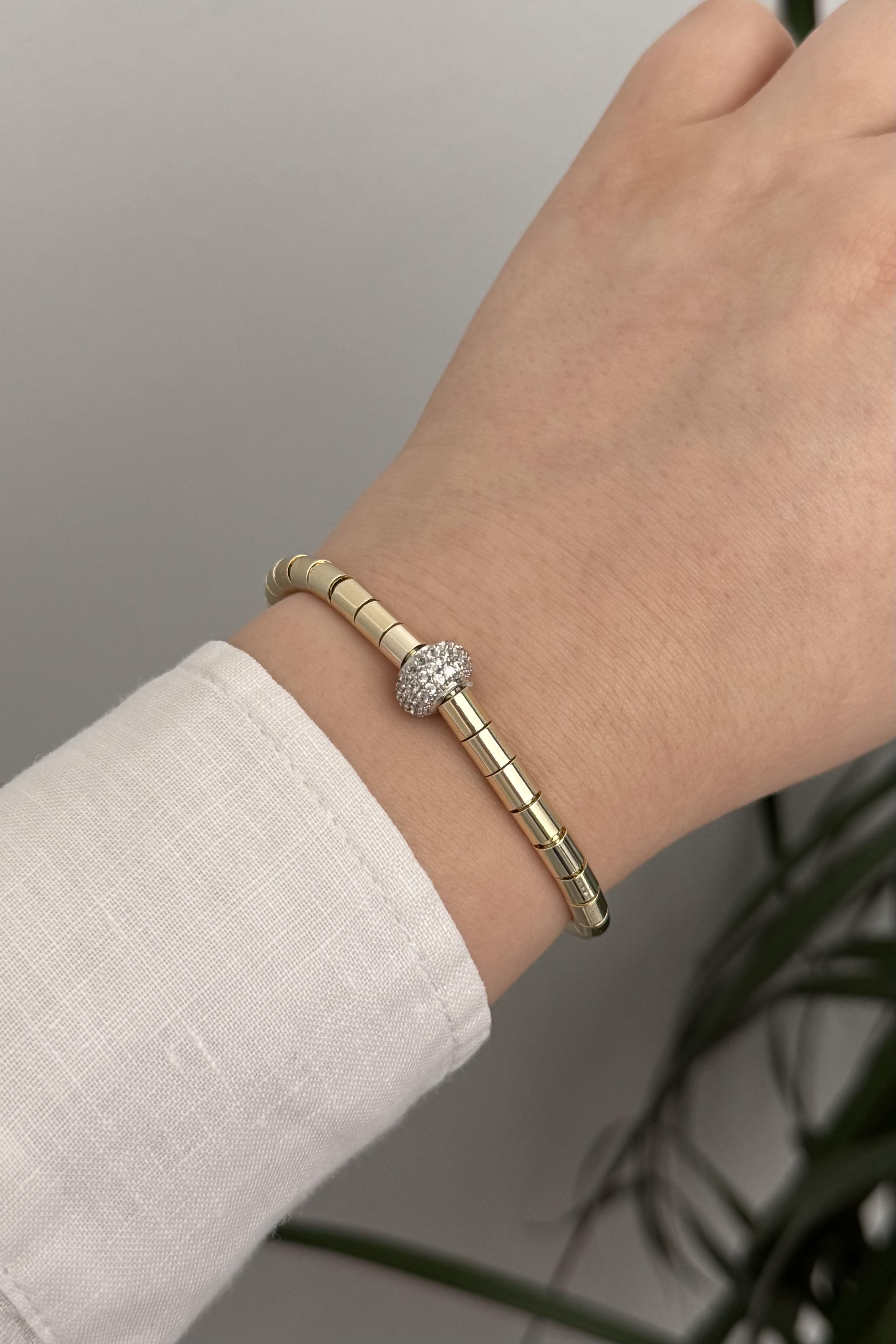 Lastikli Taşlı Bileklik