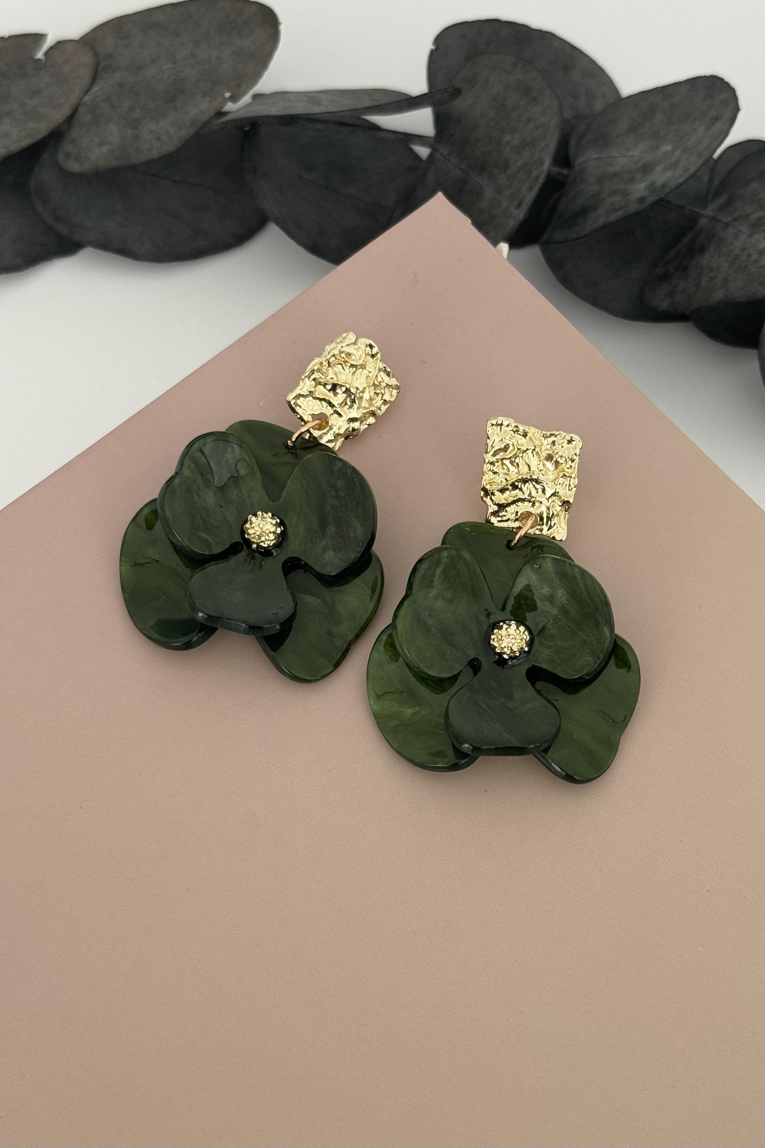 Lyris Green Küpe
