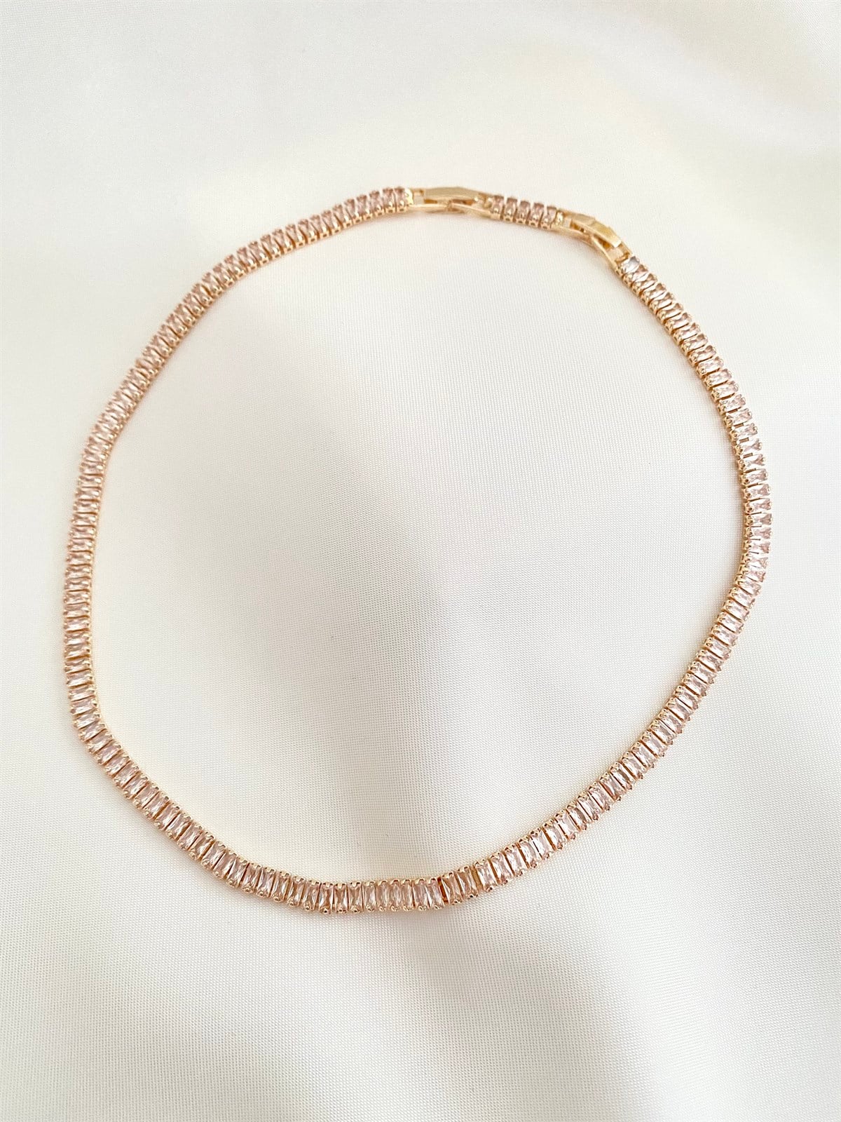 Mini Baget Su Yolu Kolye Gold
