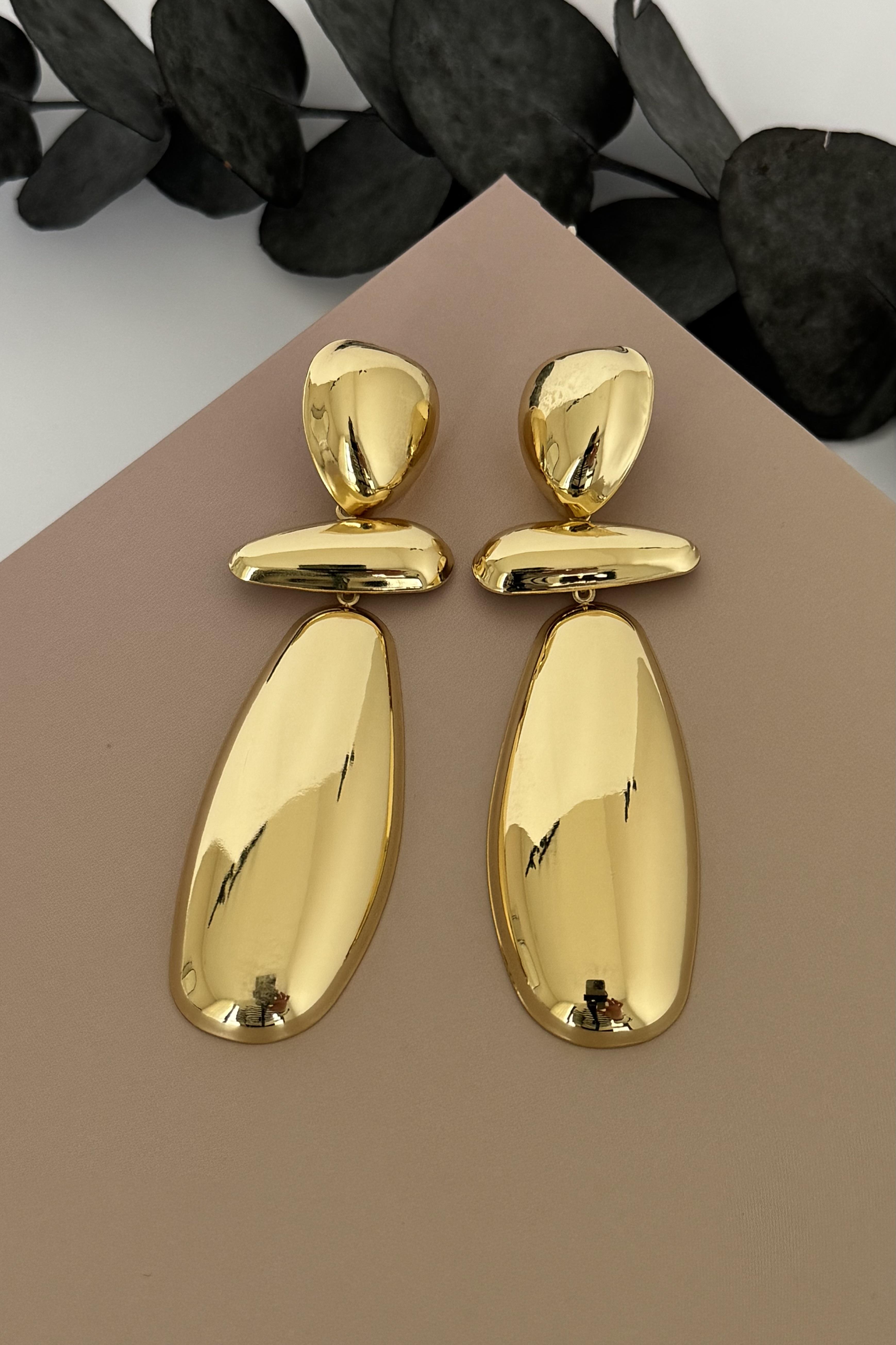 Monolith Gold Küpe