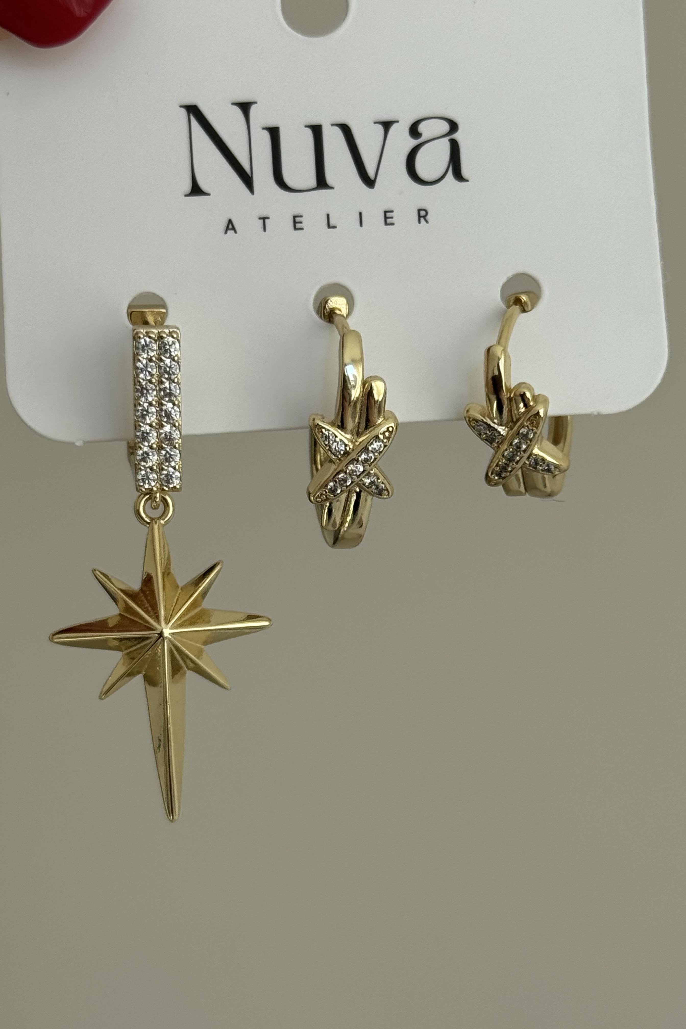 North Star Vip Seri Set Küpe