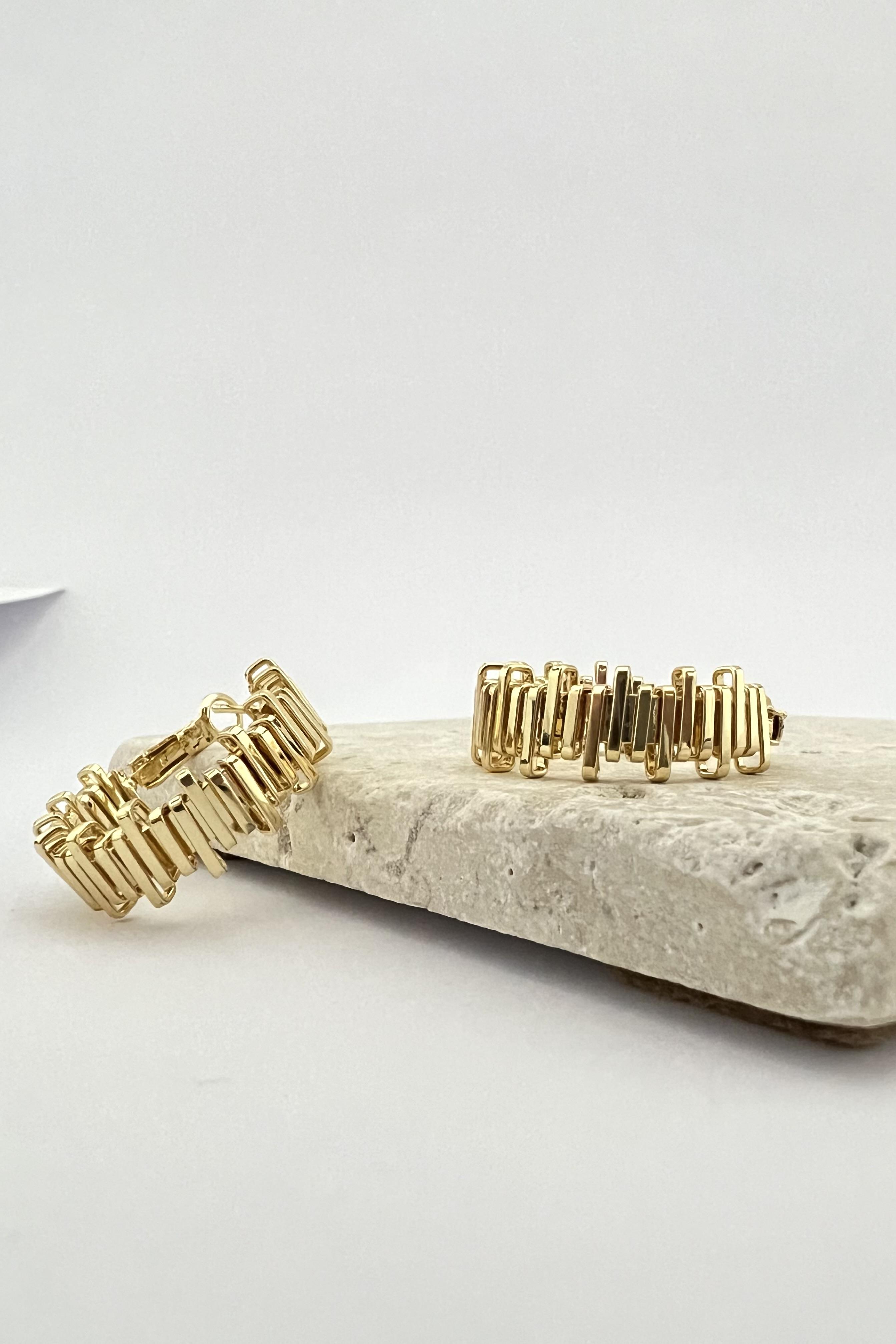 Nurl Gold Küpe
