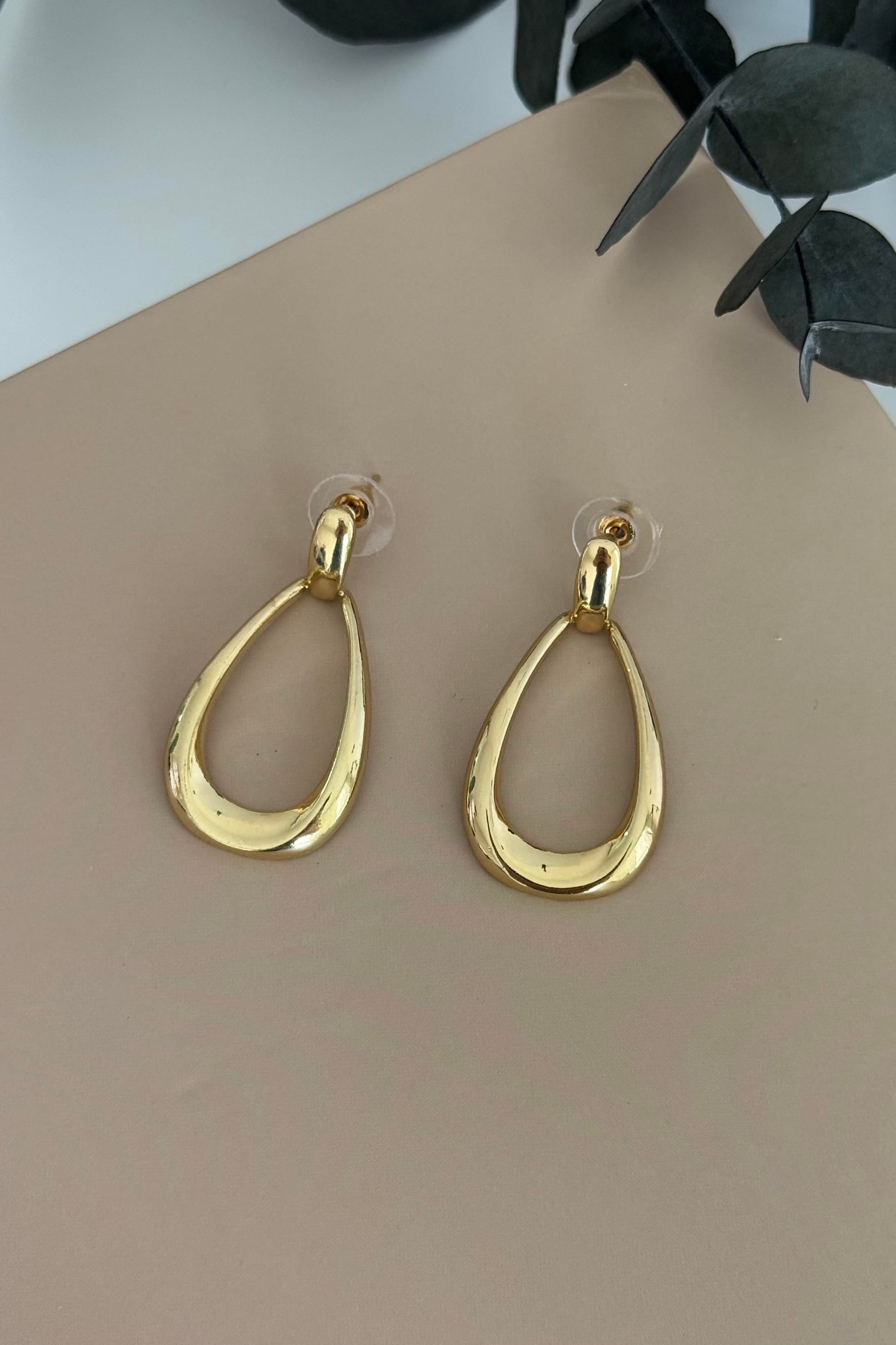 Oval Küpe