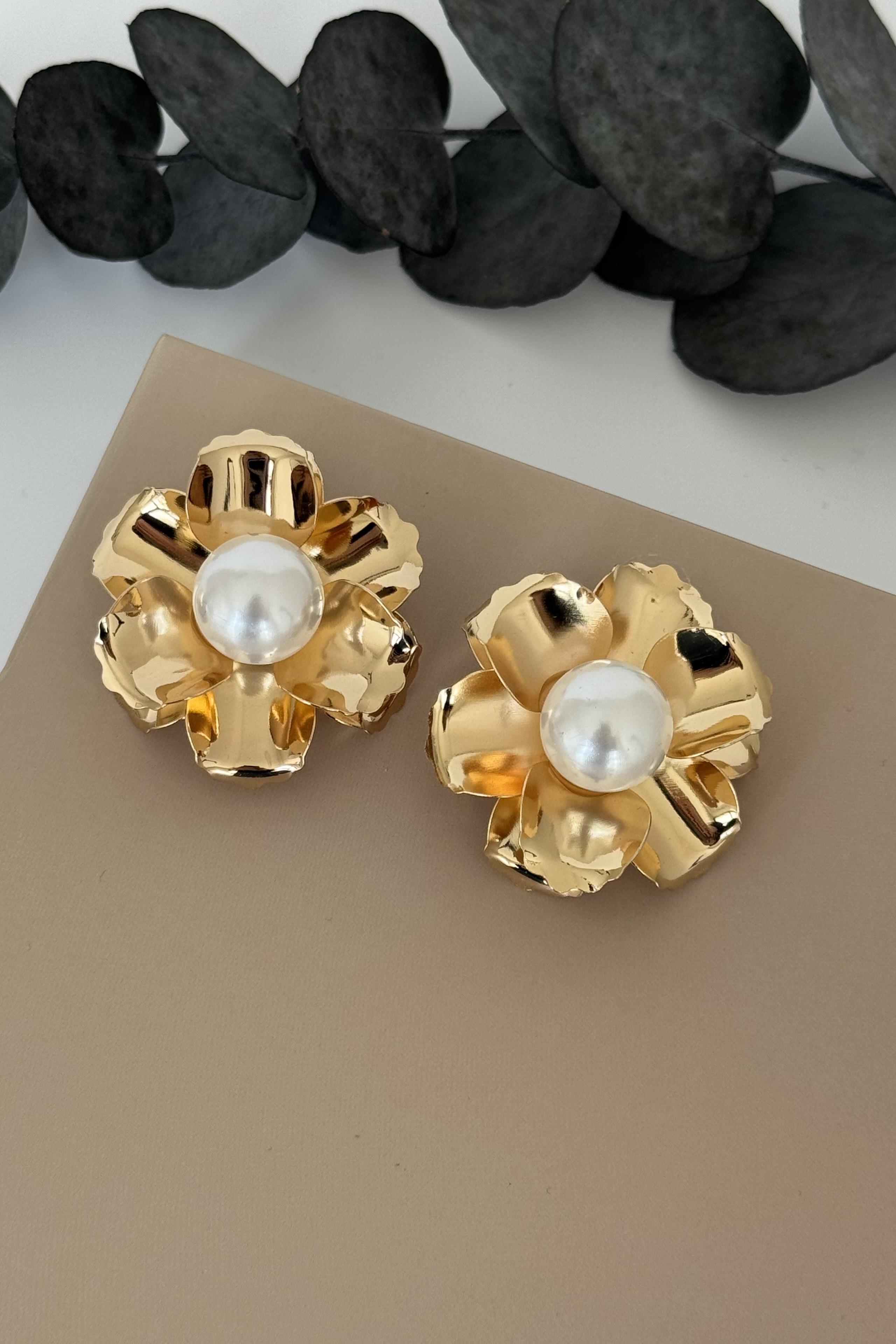 Pearl Circle Küpe