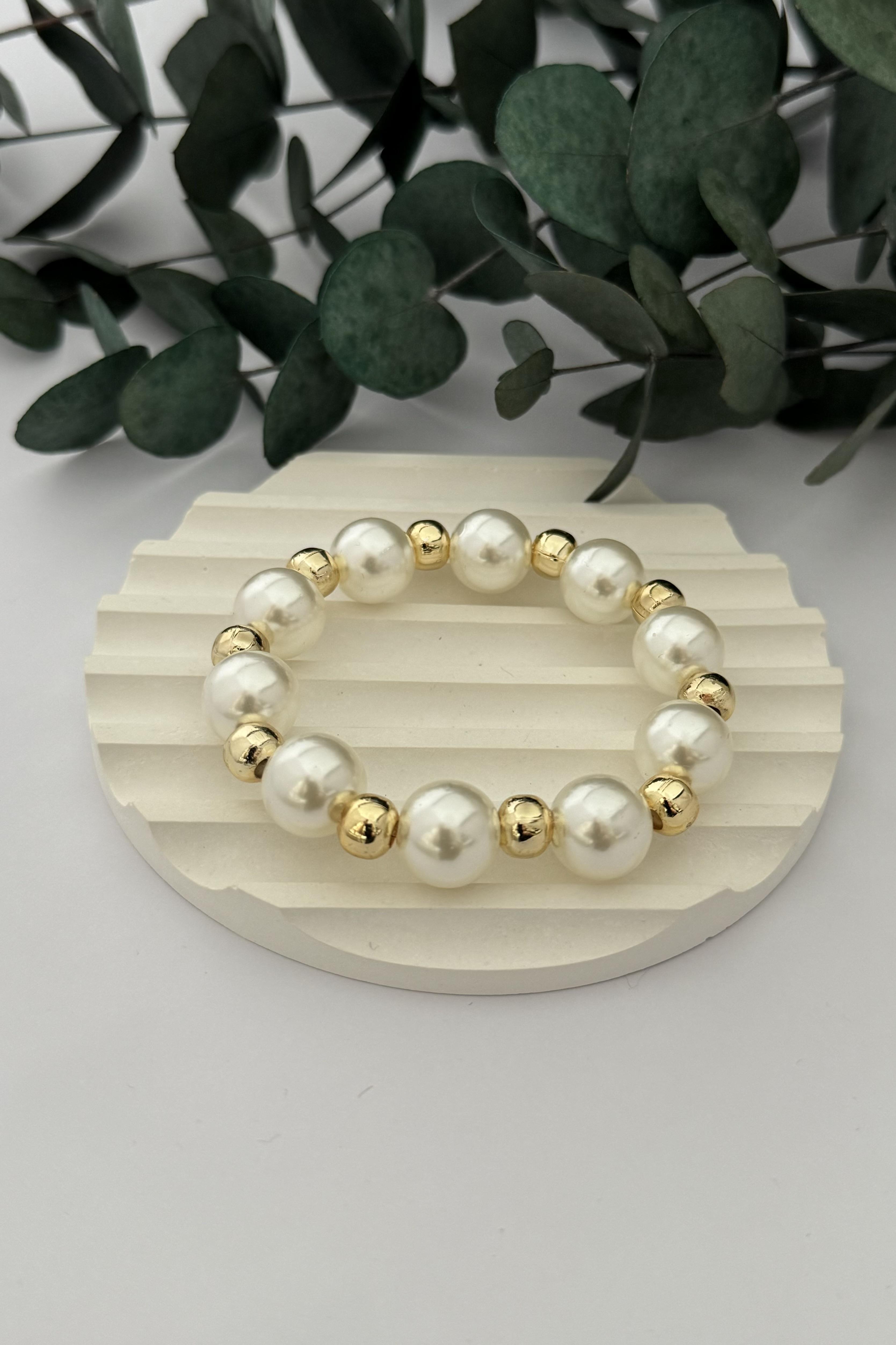 Pearl & Gold Bileklik
