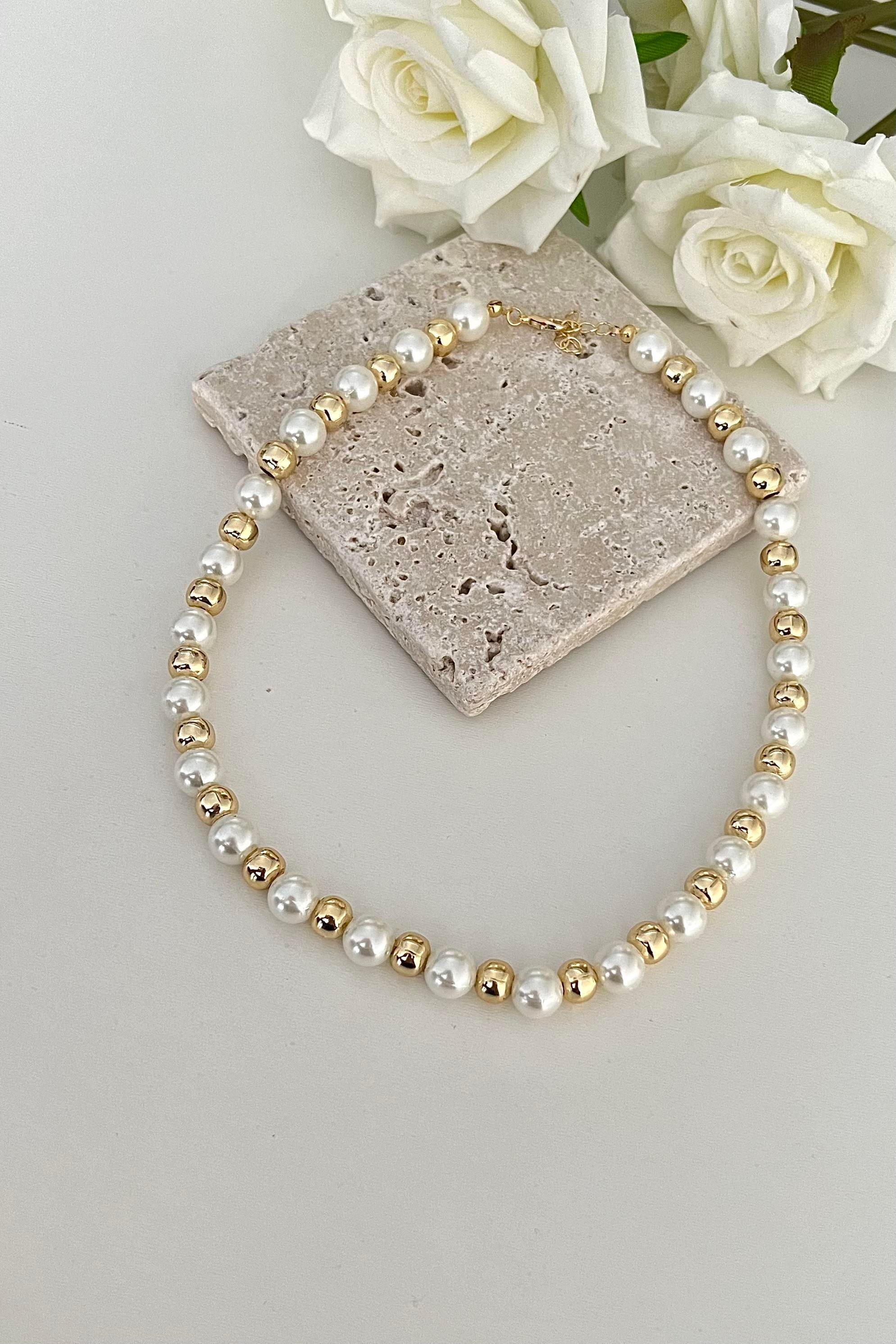Pearl Gold Kolye 