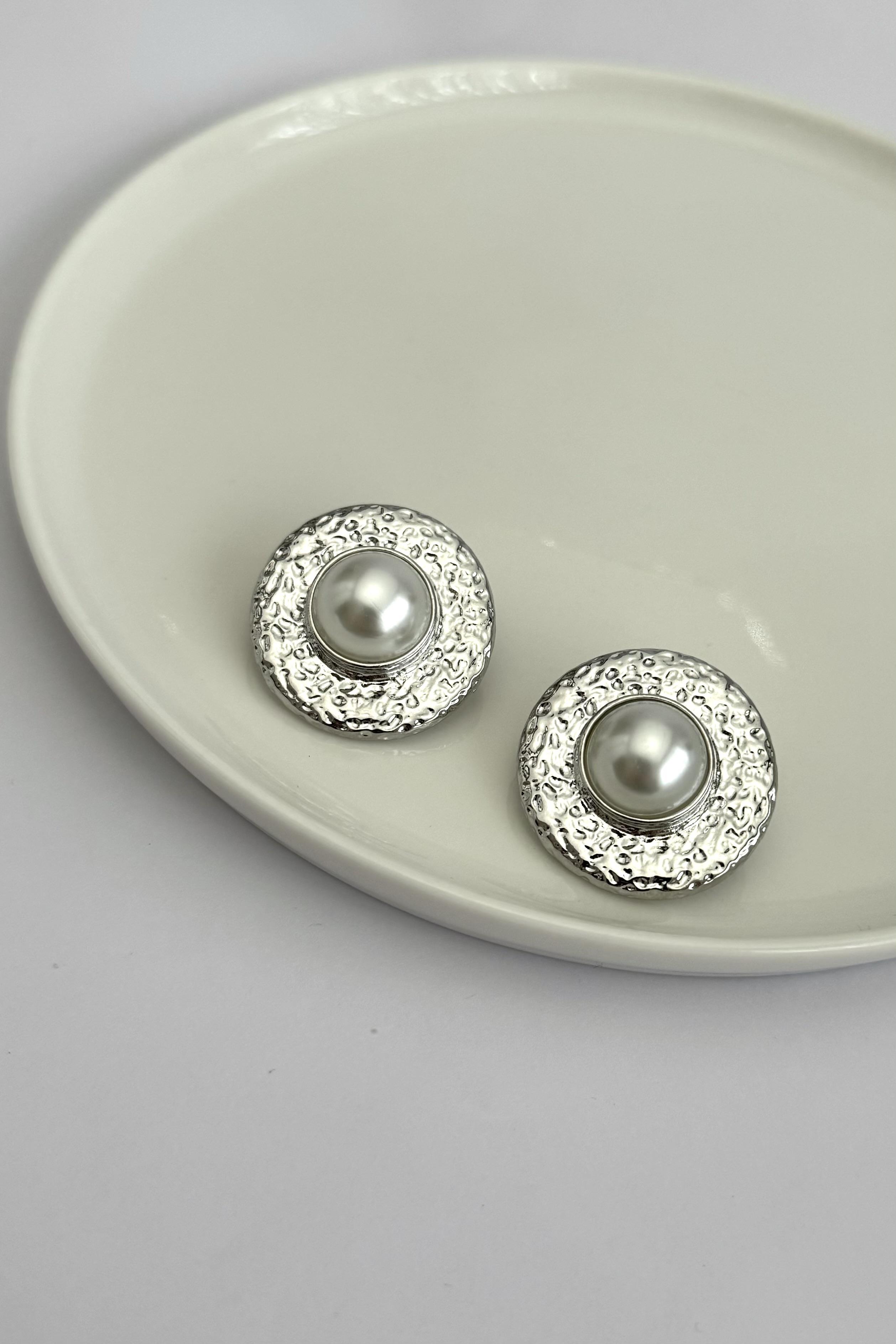 Pearl Point Sİlver Küpe