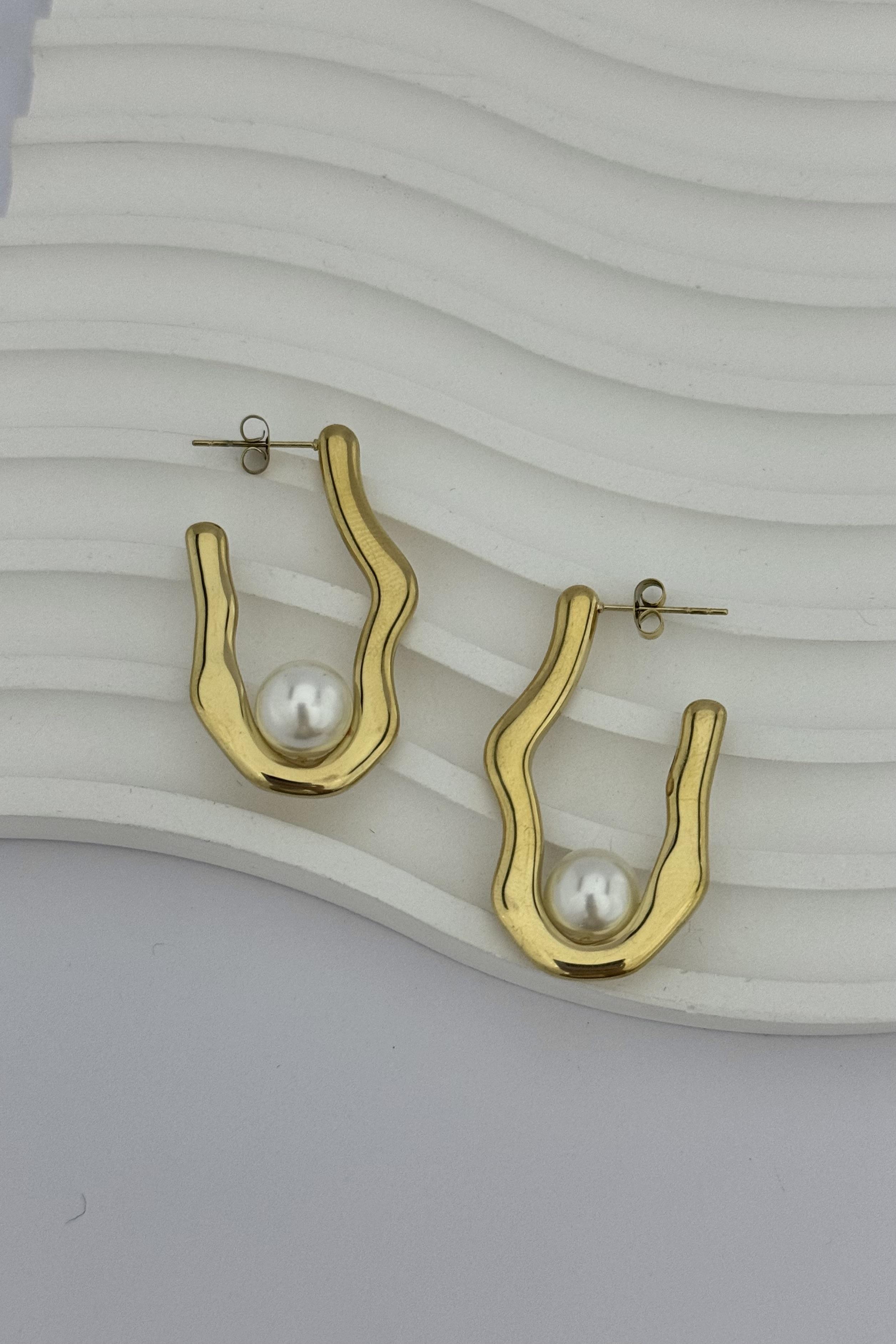 Pearl Wave Küpe