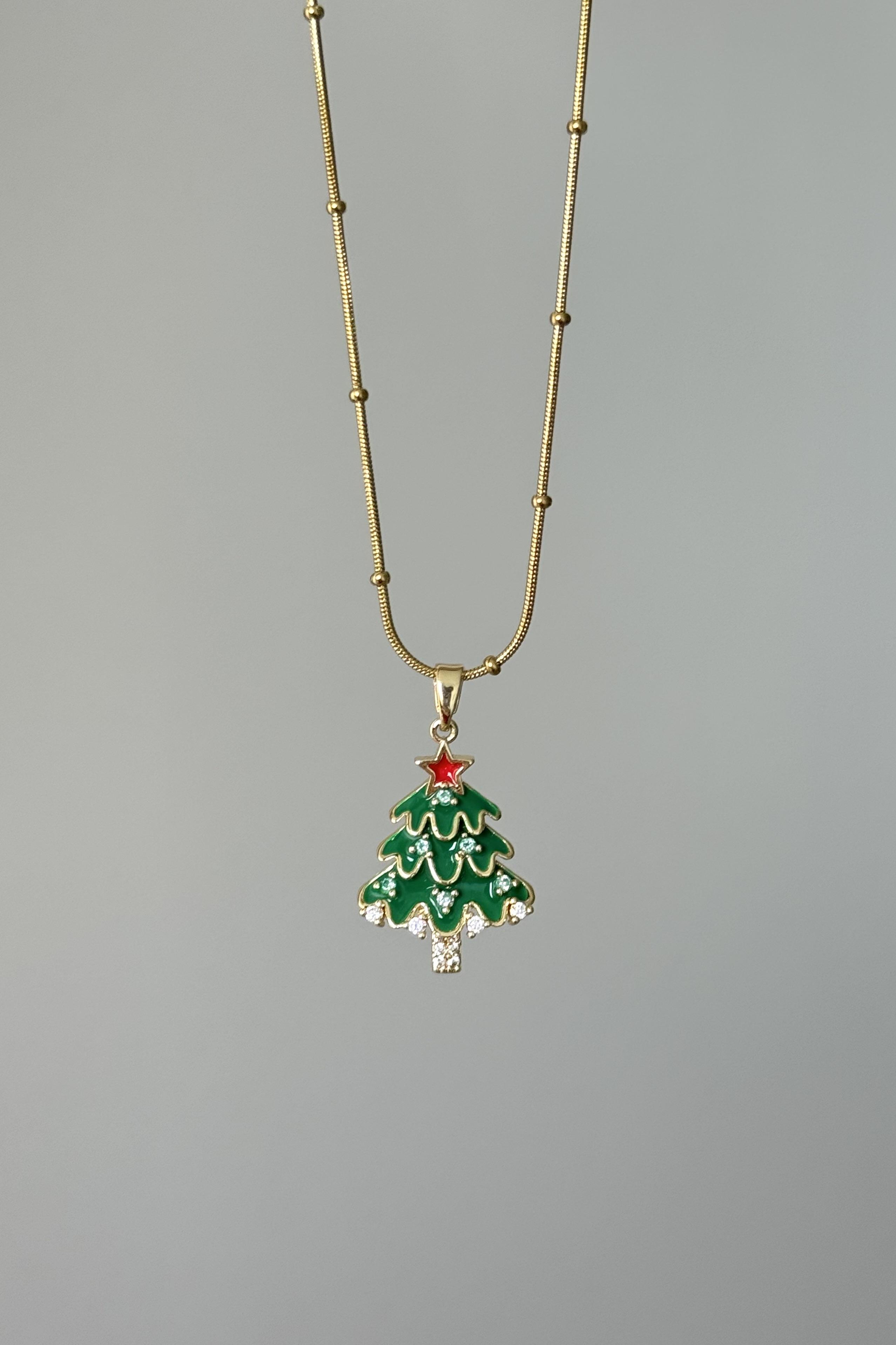 Pine Tree Green Kolye