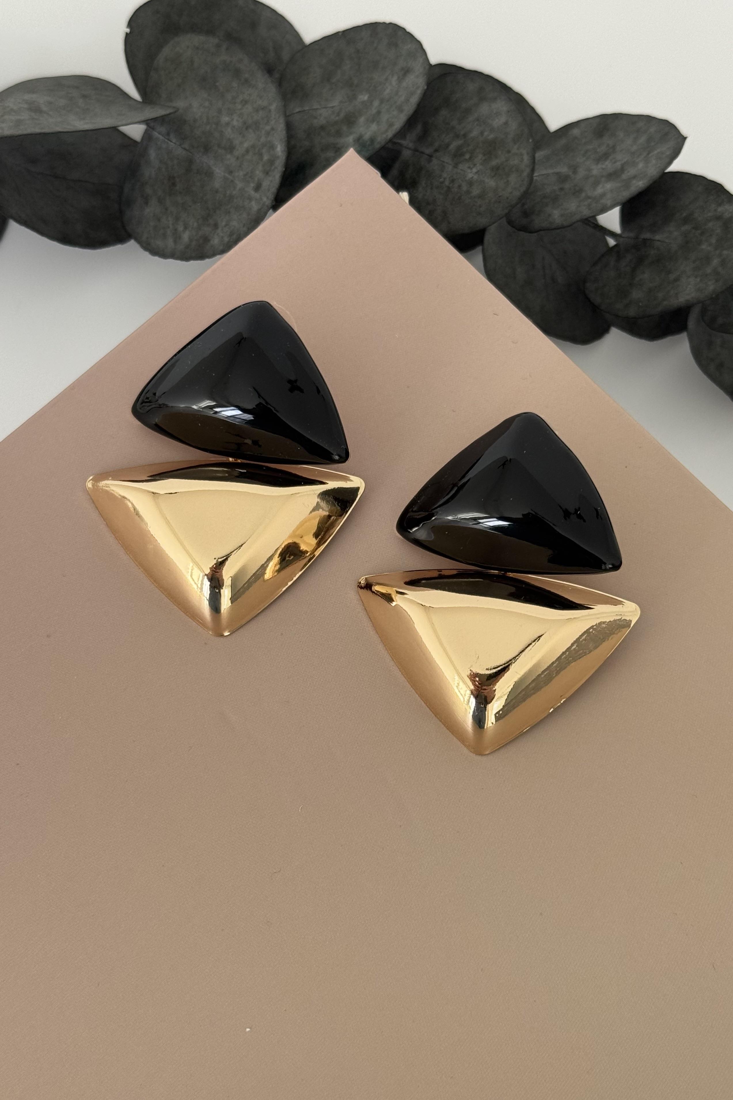Prism Siyah Küpe
