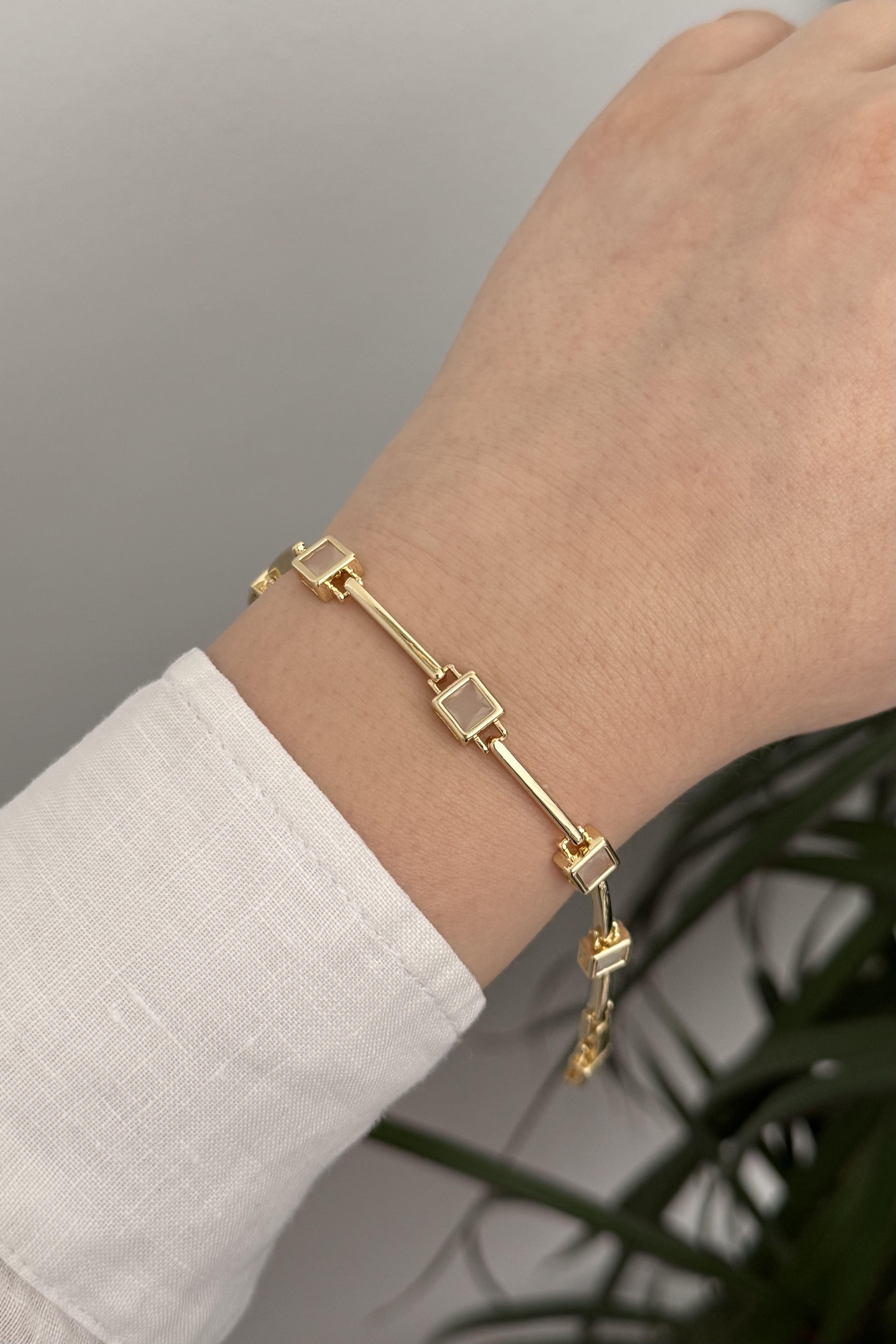 Renkli Taşlı Bileklik