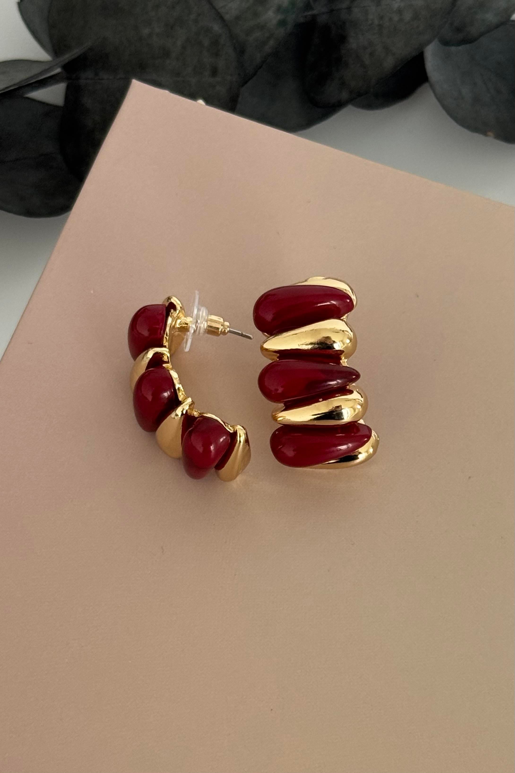 Rubelix Bordo Küpe