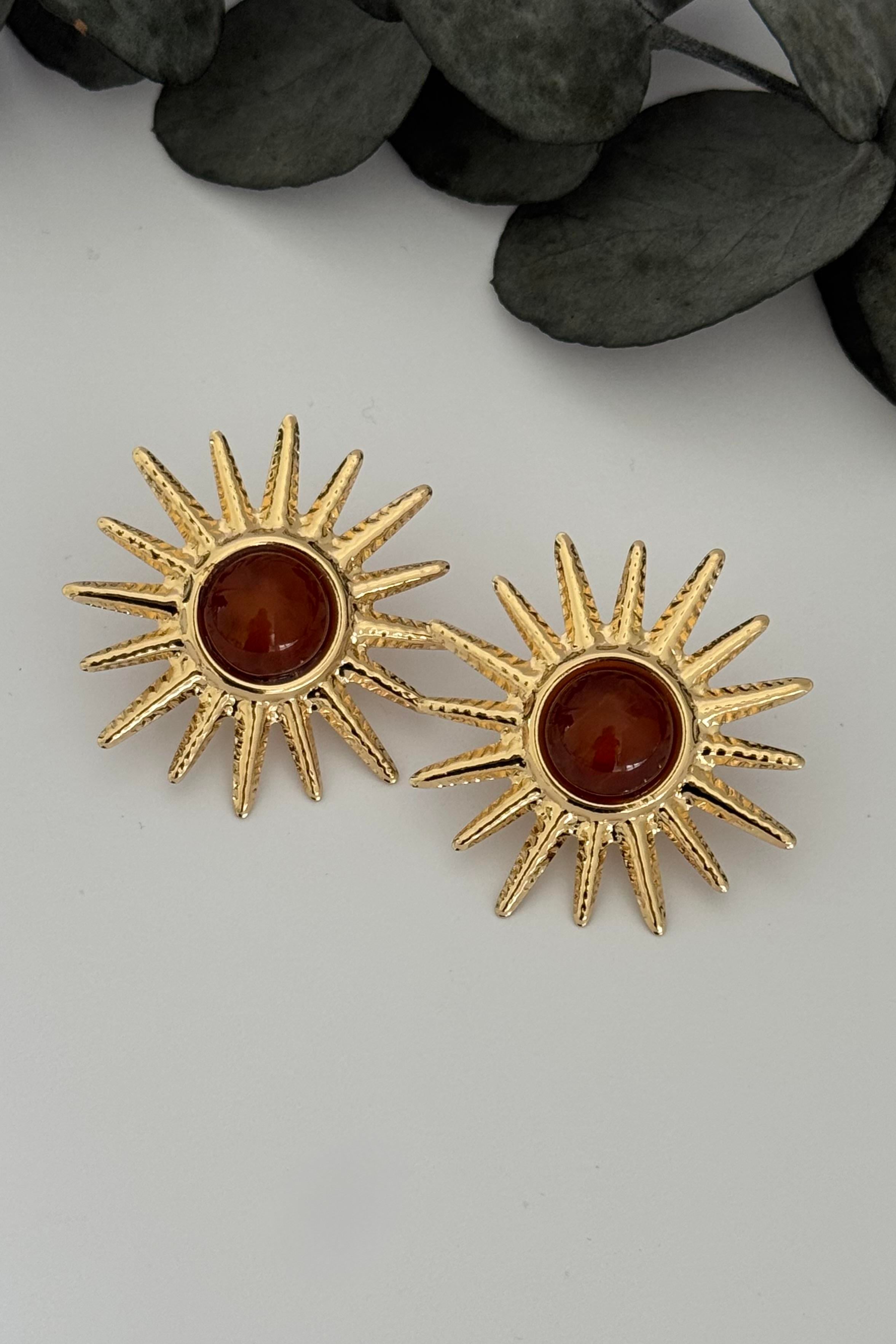 Sunny Brown Küpe