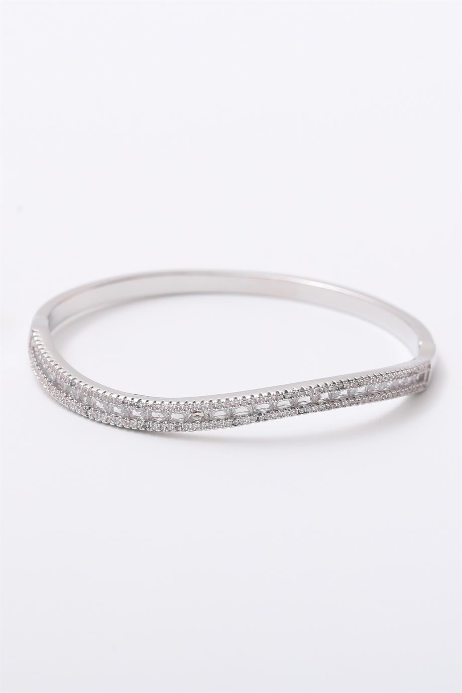 Taşlı Kelepçe Bileklik