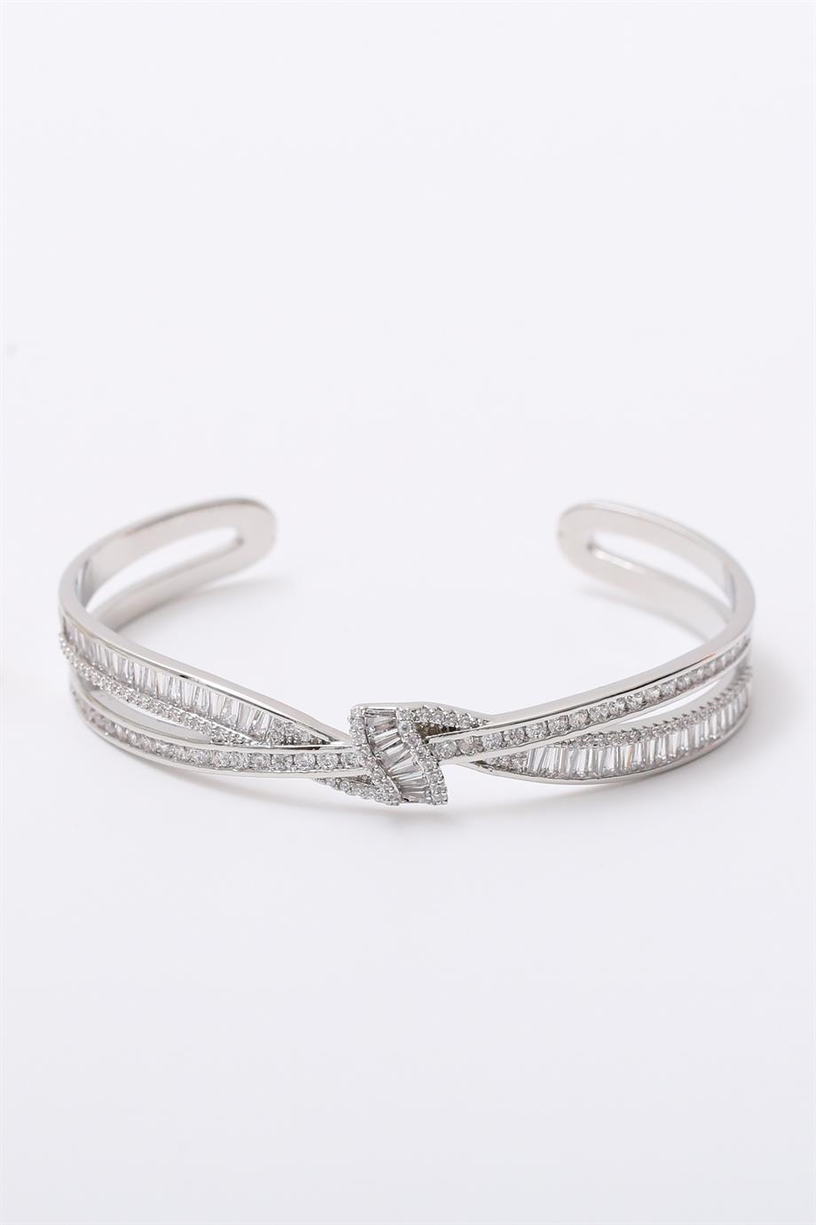 Taşlı Kelepçe Bileklik