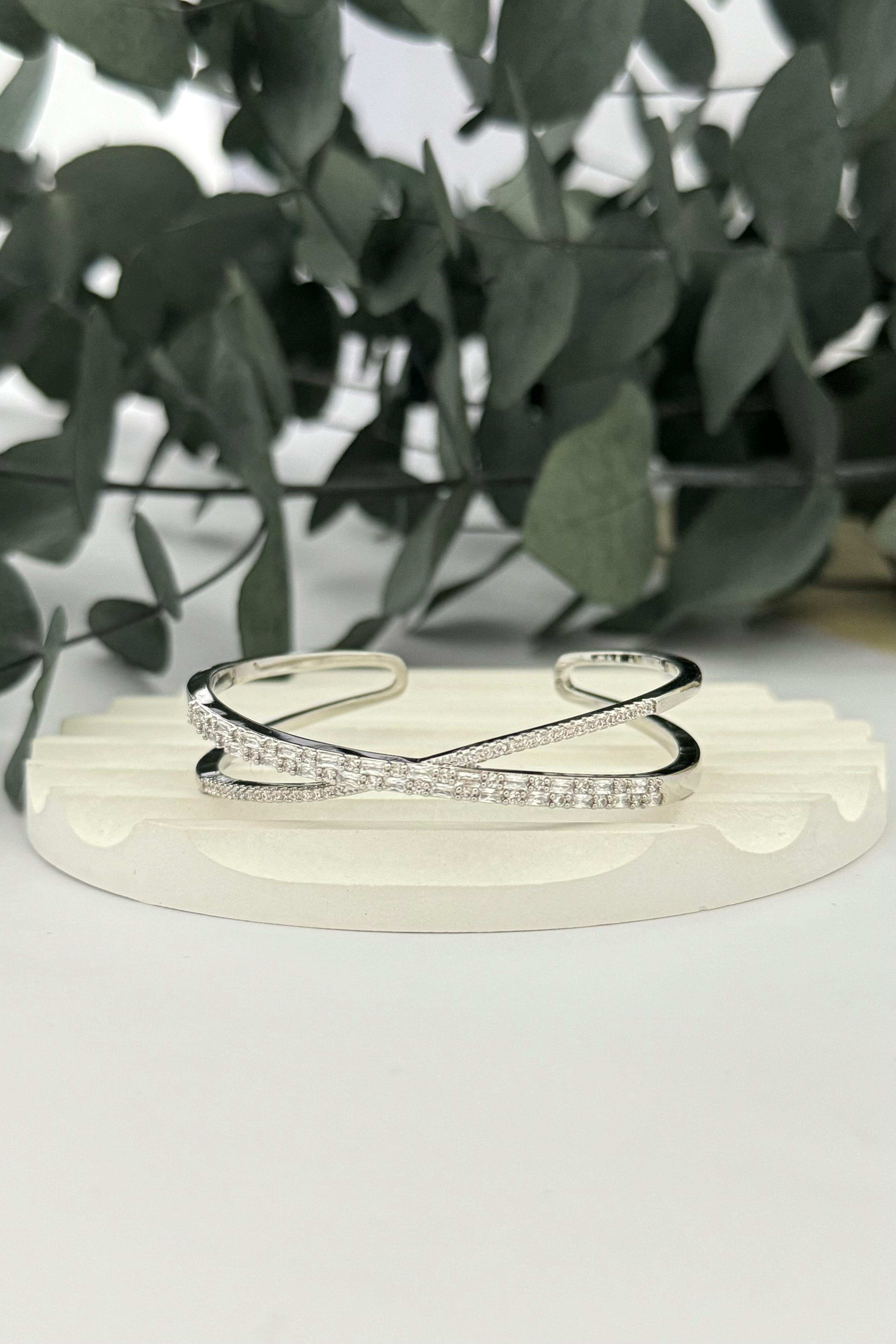 Taşlı Kelepçe Bileklik