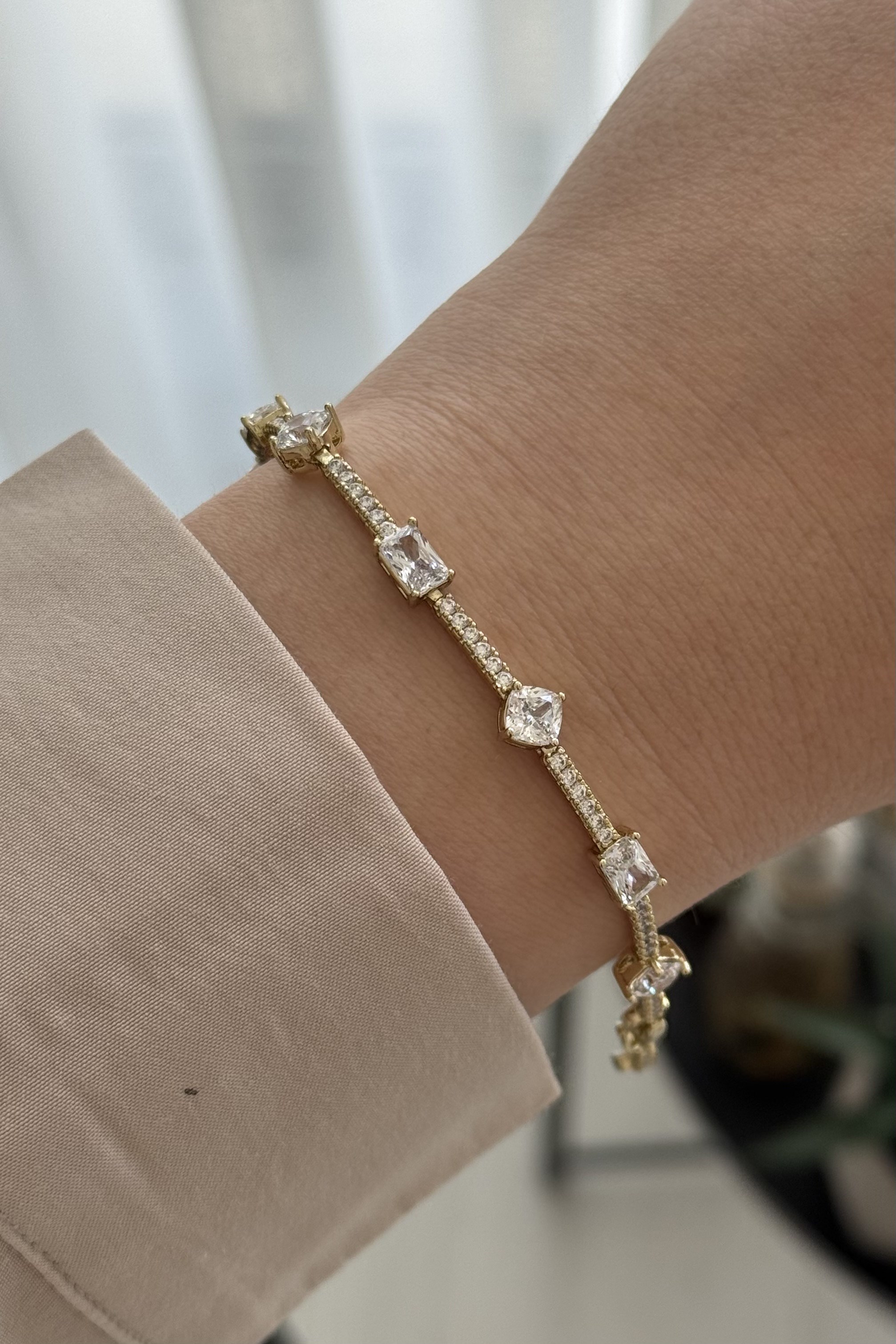 Tessa Vip Seri Gold Bileklik