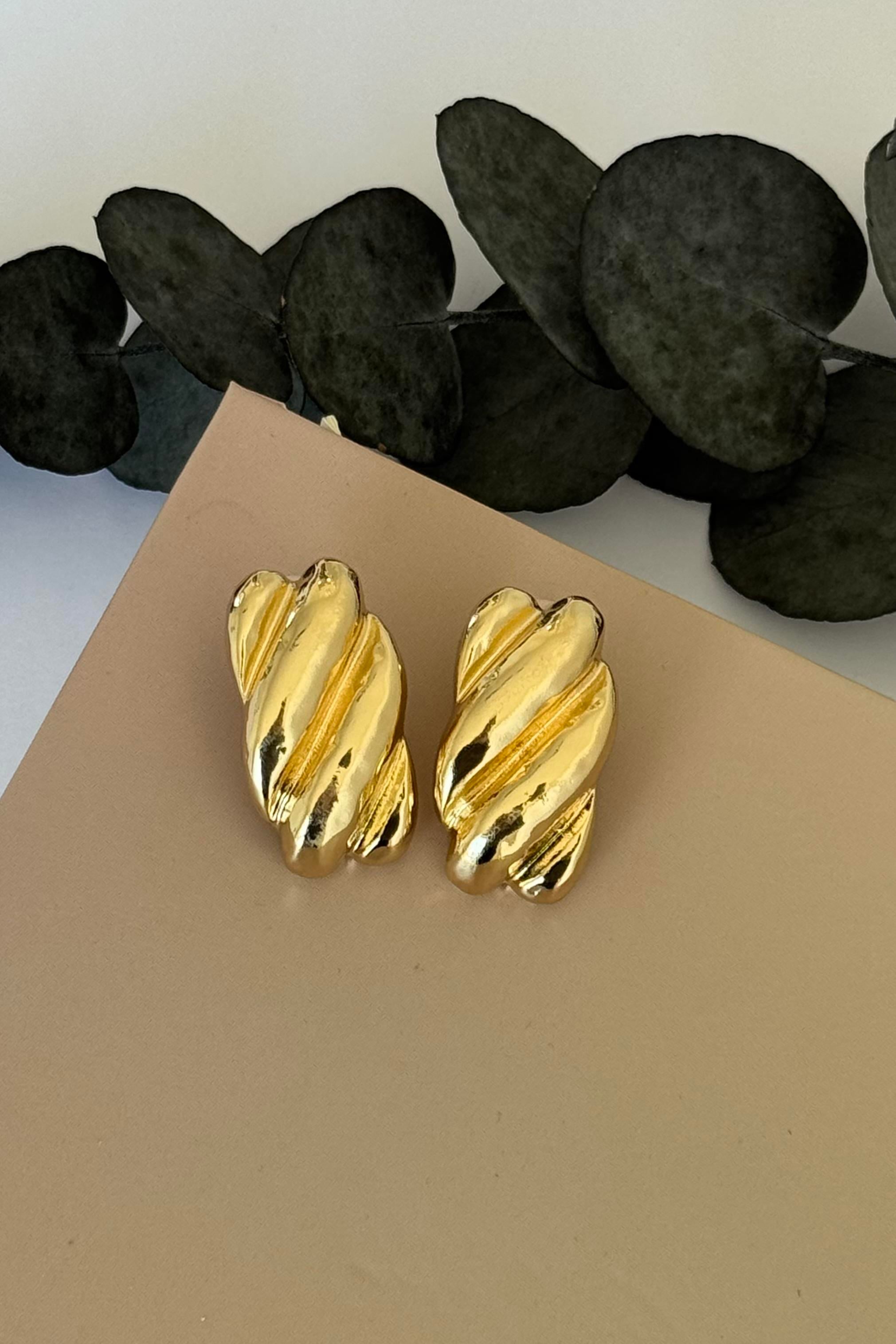 Torque Gold Küpe