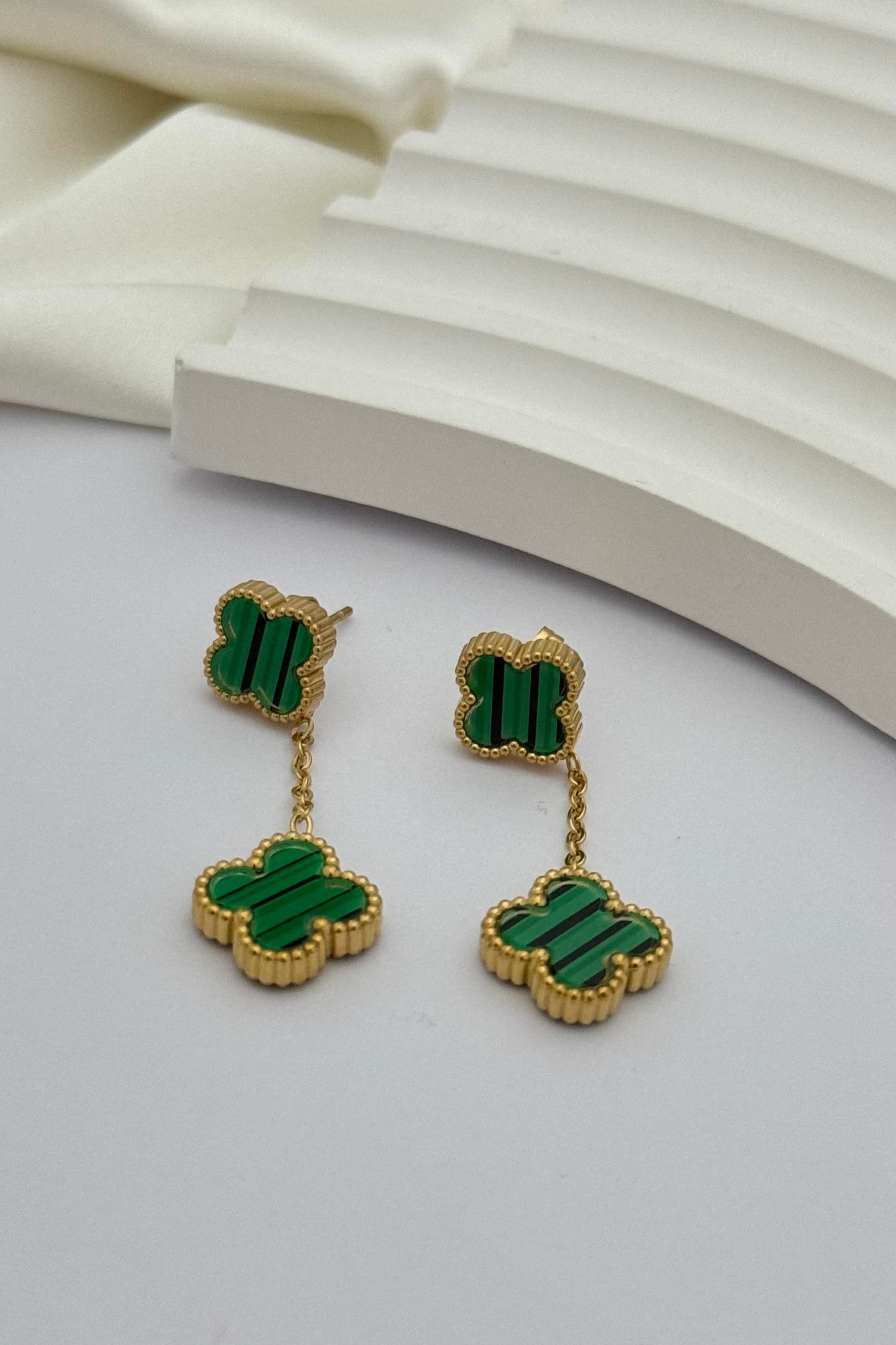 V Cleef Green Küpe