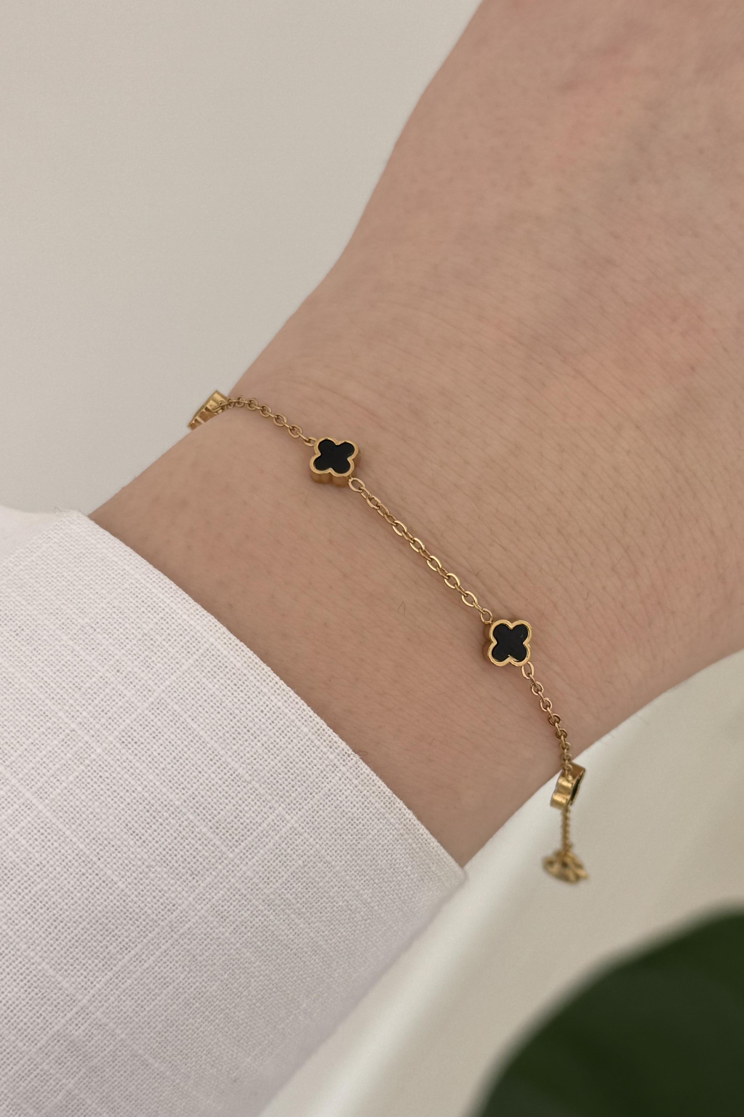 VC Siyah Mini Bileklik