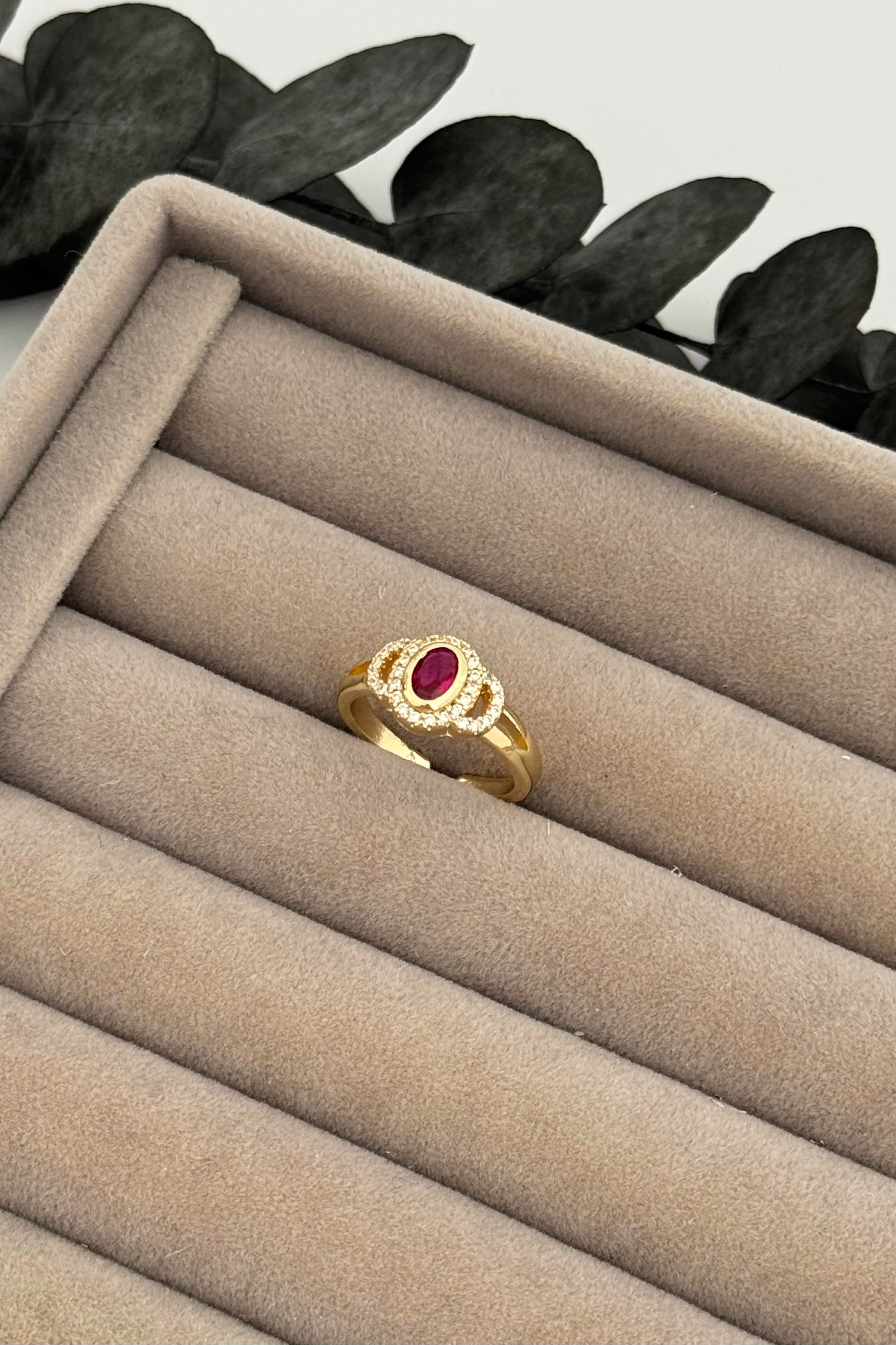 Vintage Muse Bordo Yüzük