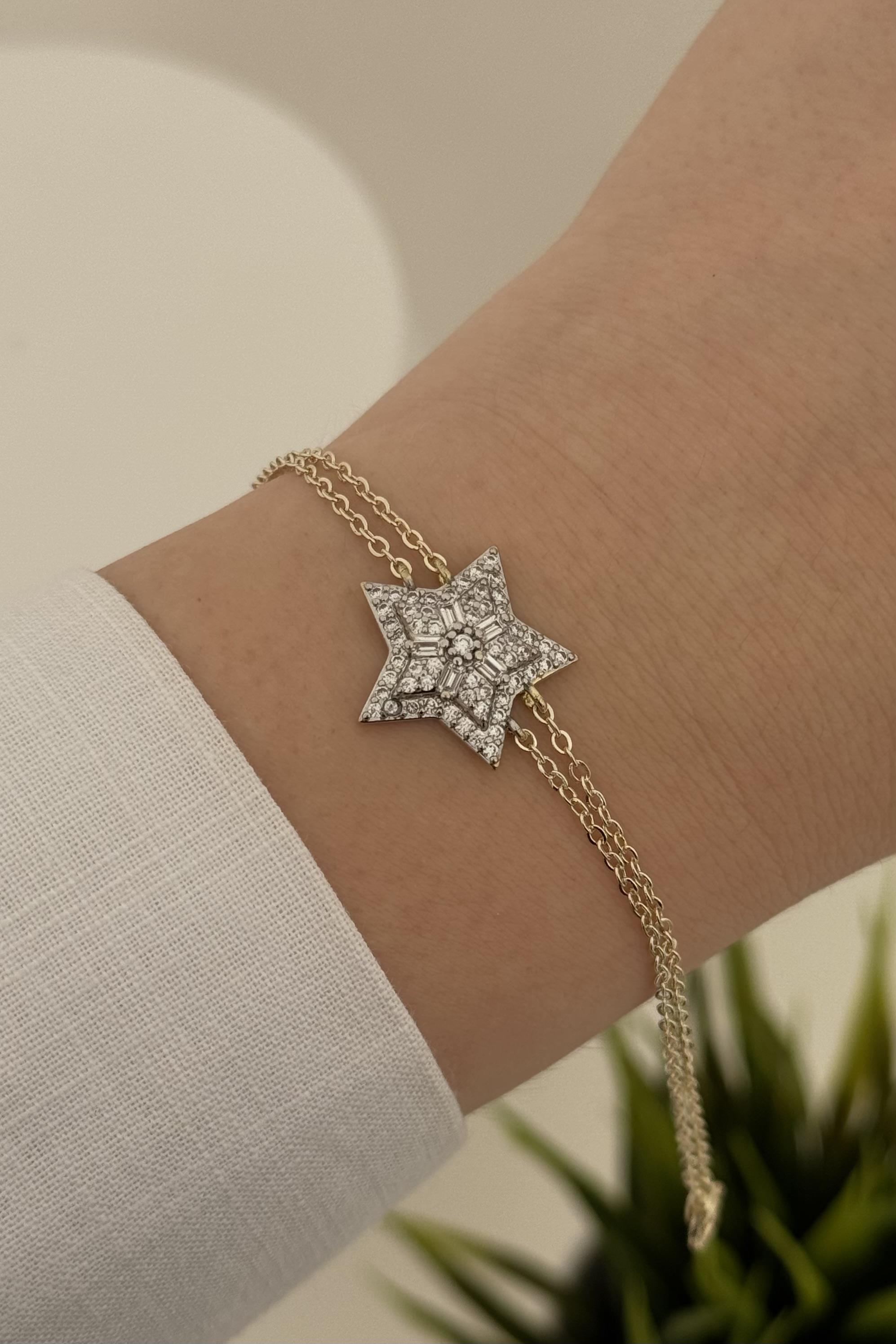 Yıldız Taşlı Bileklik