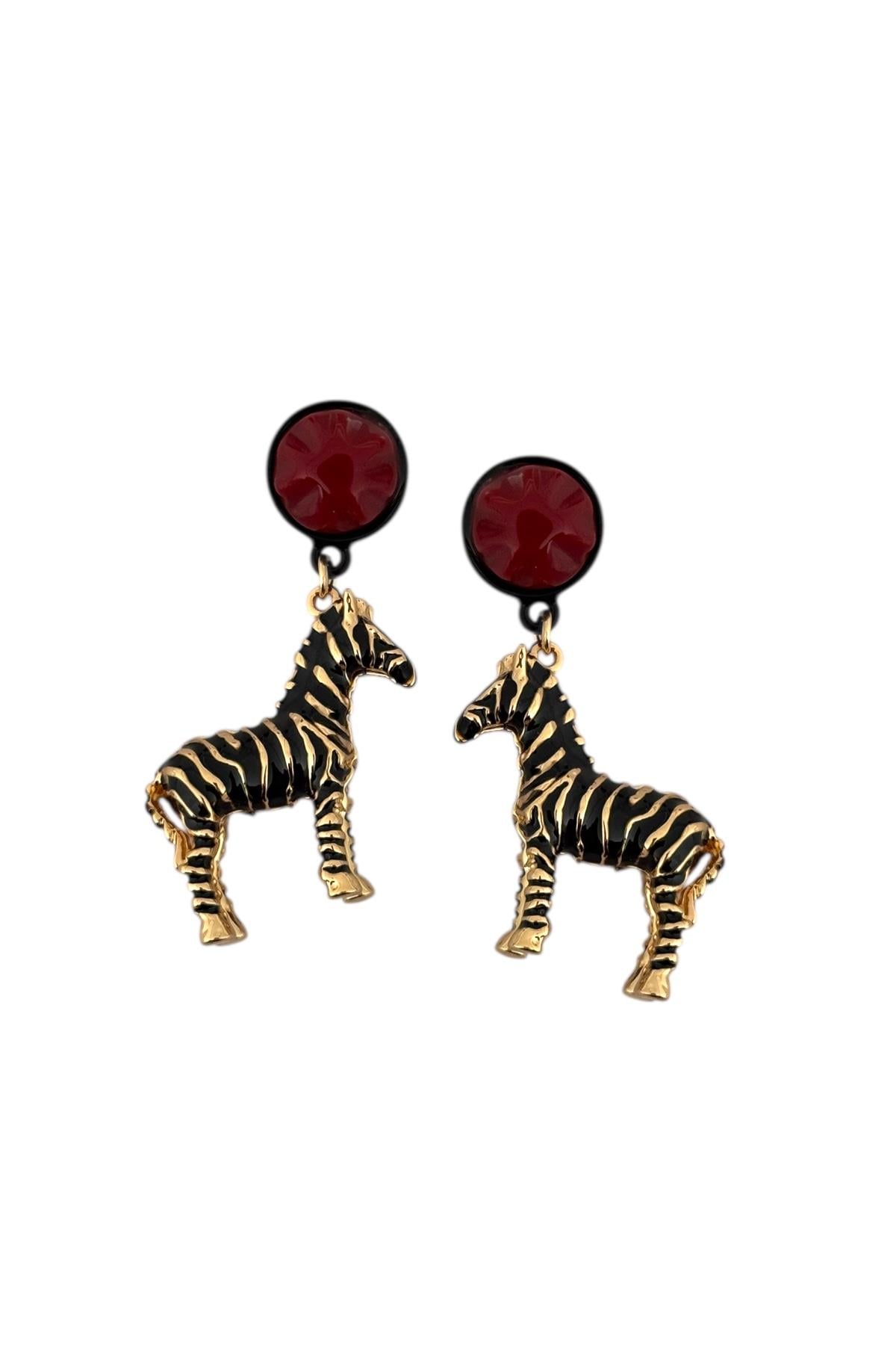 Zebra Küpe