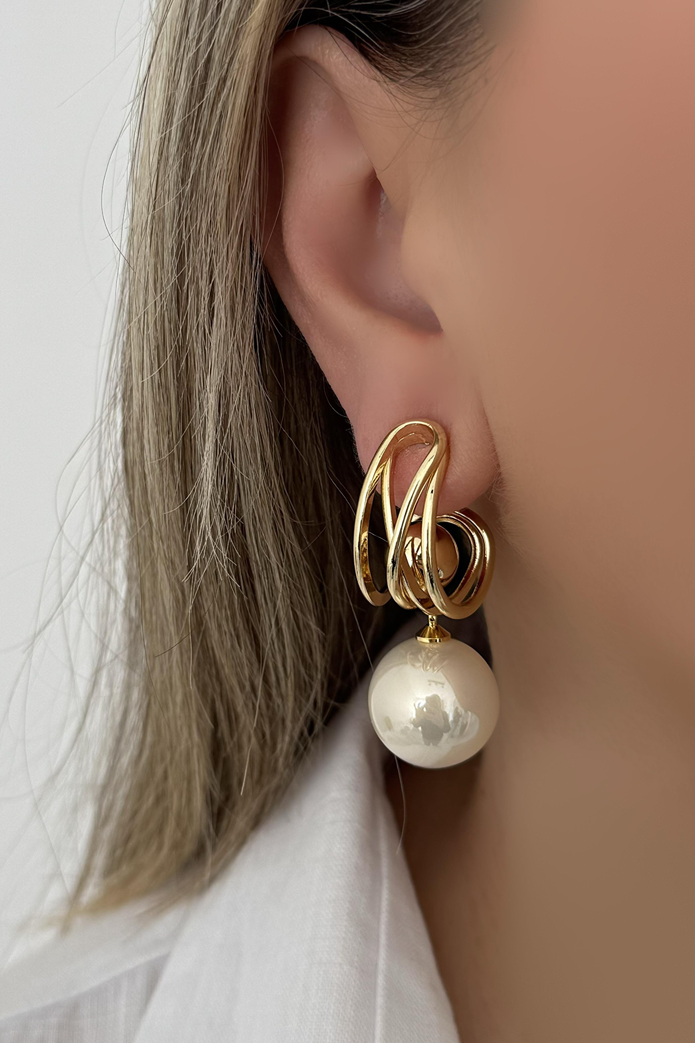 Zenvira Gold Küpe