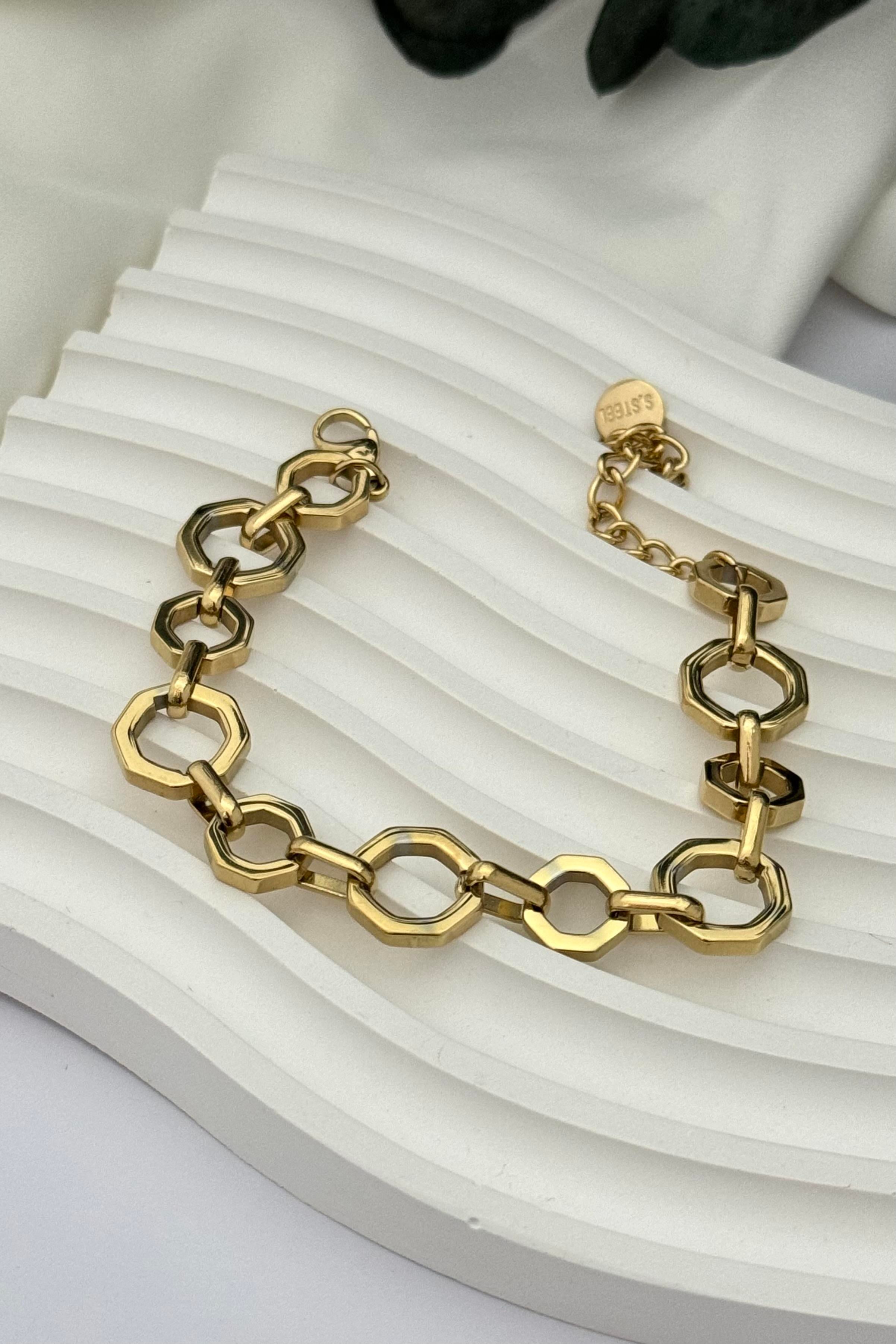 Zincir Çelik Bileklik