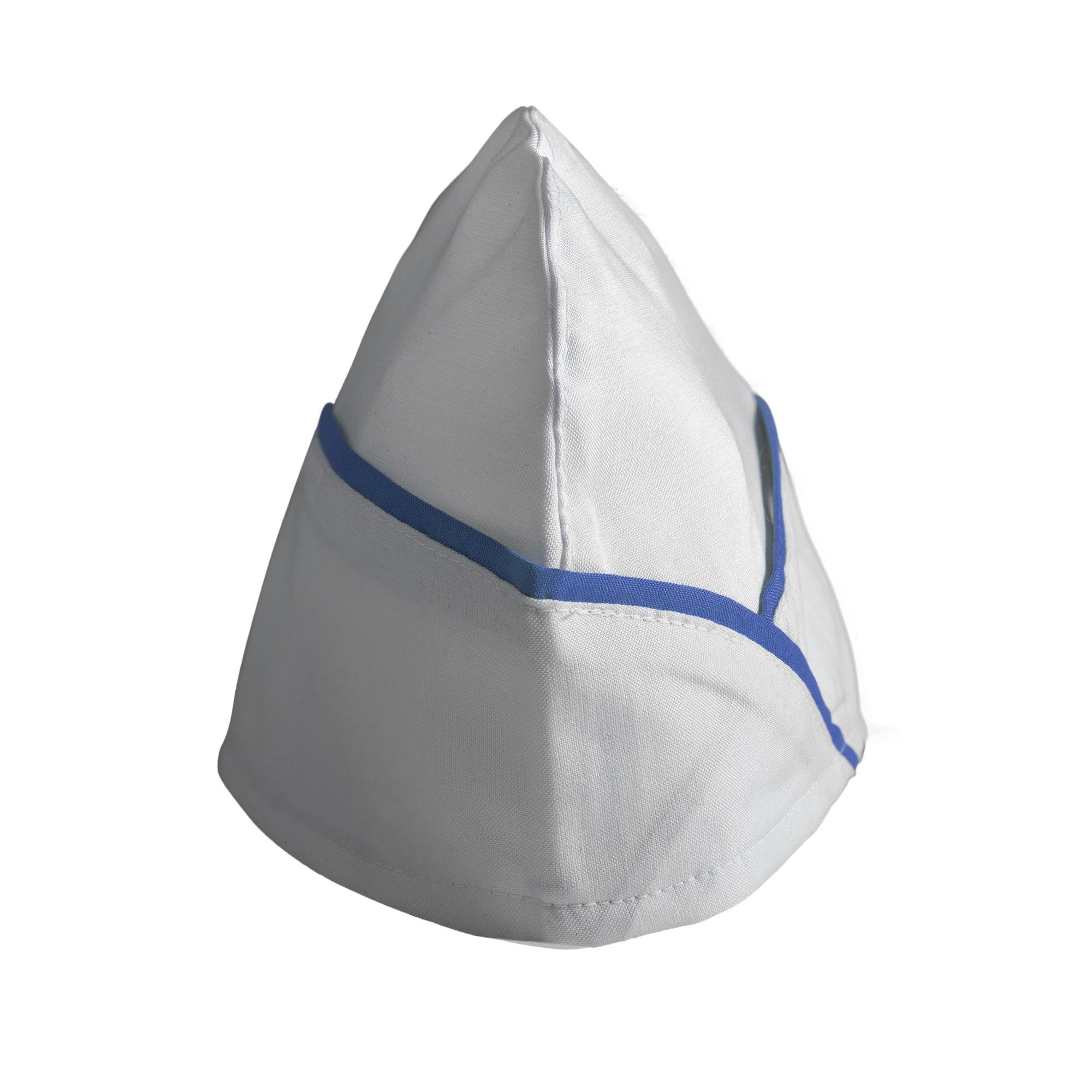 Şensel, Kep, Beyaz, Saks Biyeli -4E793- Aşçı Kepi, İş Kıyafeti