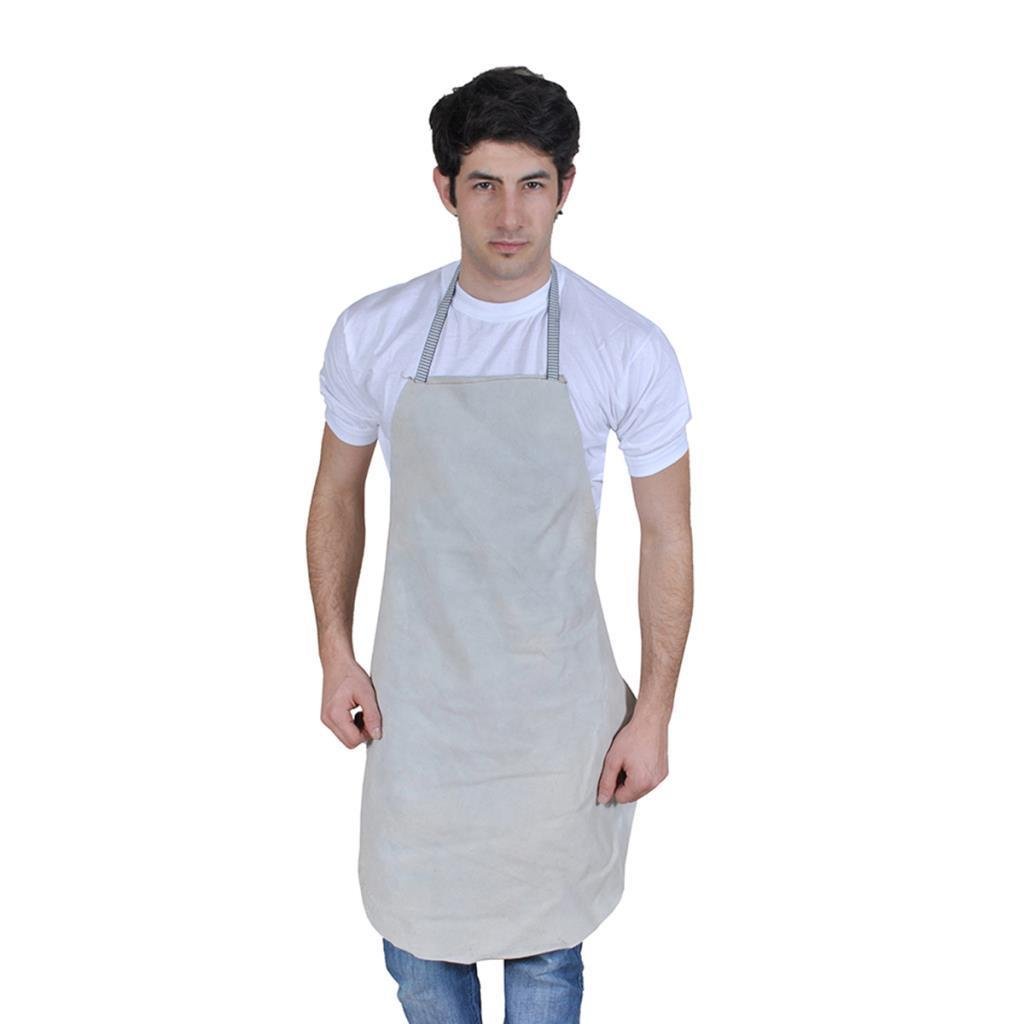 Deri Ön Önlük, Gri -93E3531- Kaynakçı Önlüğü, İş Önlüğü