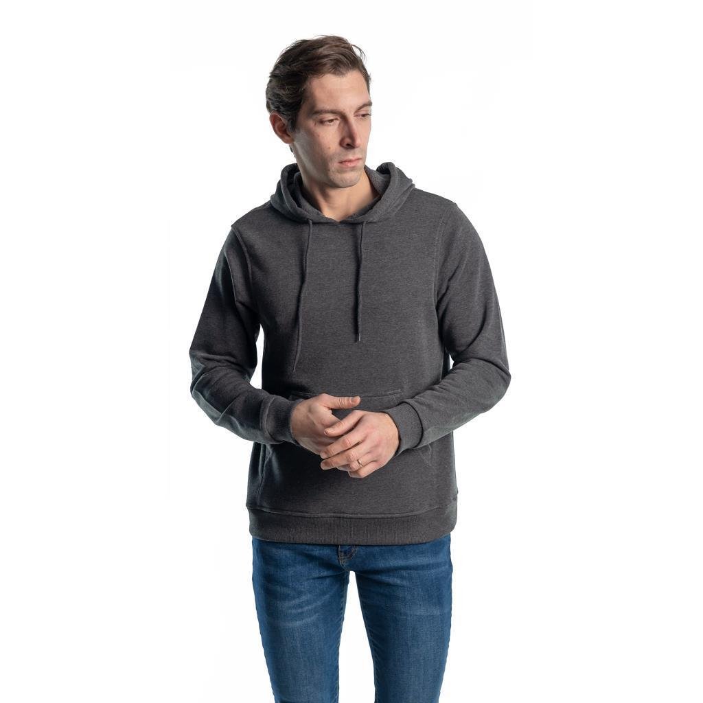 Şensel, Kapüşonlu Sweatshirt, Koyu Gri -107E632- Cepli, Kışlık