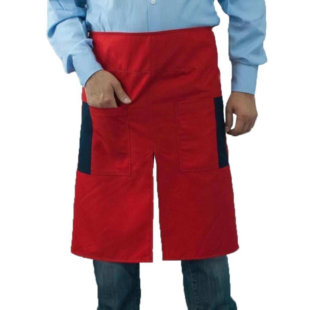 Şensel, Ön Önlük, Kırmızı, Belden Bağlamalı -93E2202- İş Önlüğü