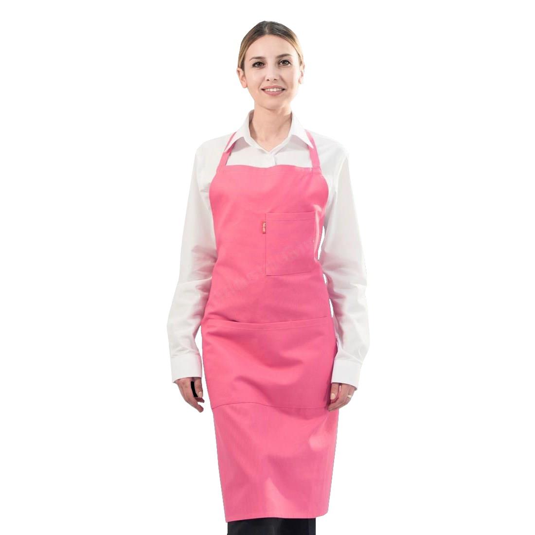 Şensel, Ön Önlük, Pembe, Boyundan Askılı -93E1860- Restoran-Aşçı