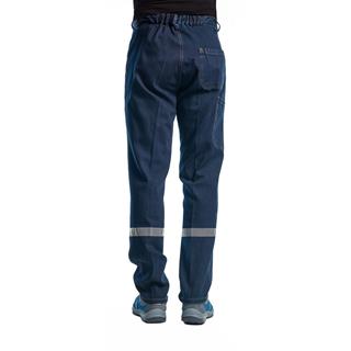 Şensel, Reflektörlü Kışlık Kot İş Pantolonu, Lacivert -54E3845-