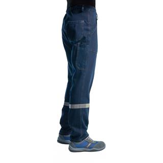 Şensel, Reflektörlü Kışlık Kot İş Pantolonu, Lacivert -54E3845-