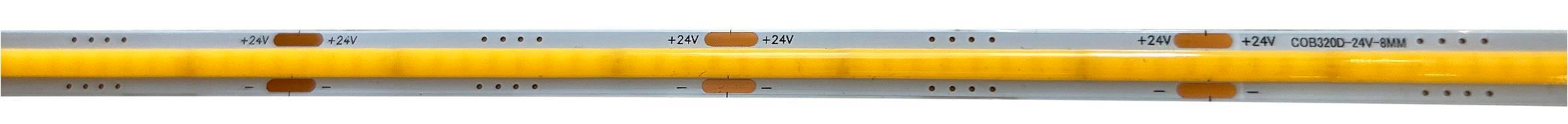 Cata 12V İç Mekan Cob Şerit LED 5MT. (3000K) CT 4541 