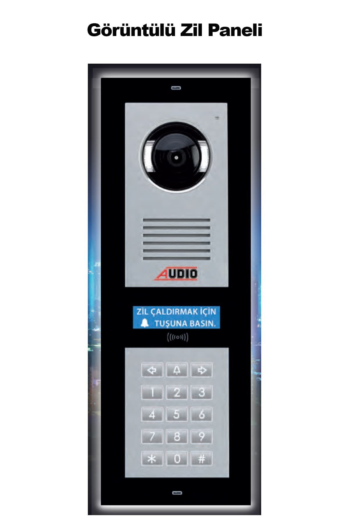 Uygun Fiyatlı Audıo Görüntülü Diafon Sistemleri Bus Plus Kameralı Zil Paneli 003002 | Aydınlatmacım|Diafon Sistemleri|AUDIO|A-003002