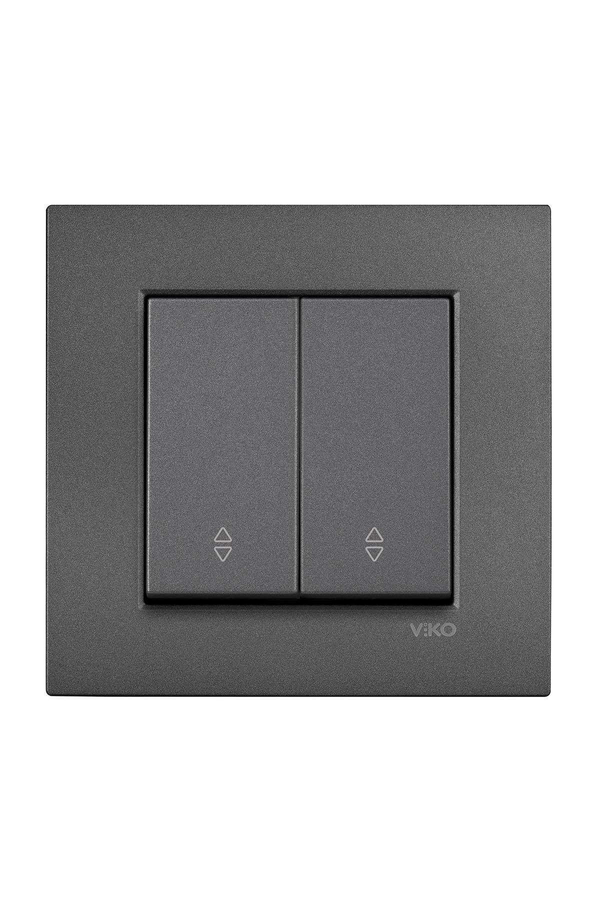 VİKO NOVELLA FÜME  KOMÜTATÖR VAVİEN DÜĞME + MEKANİZMA