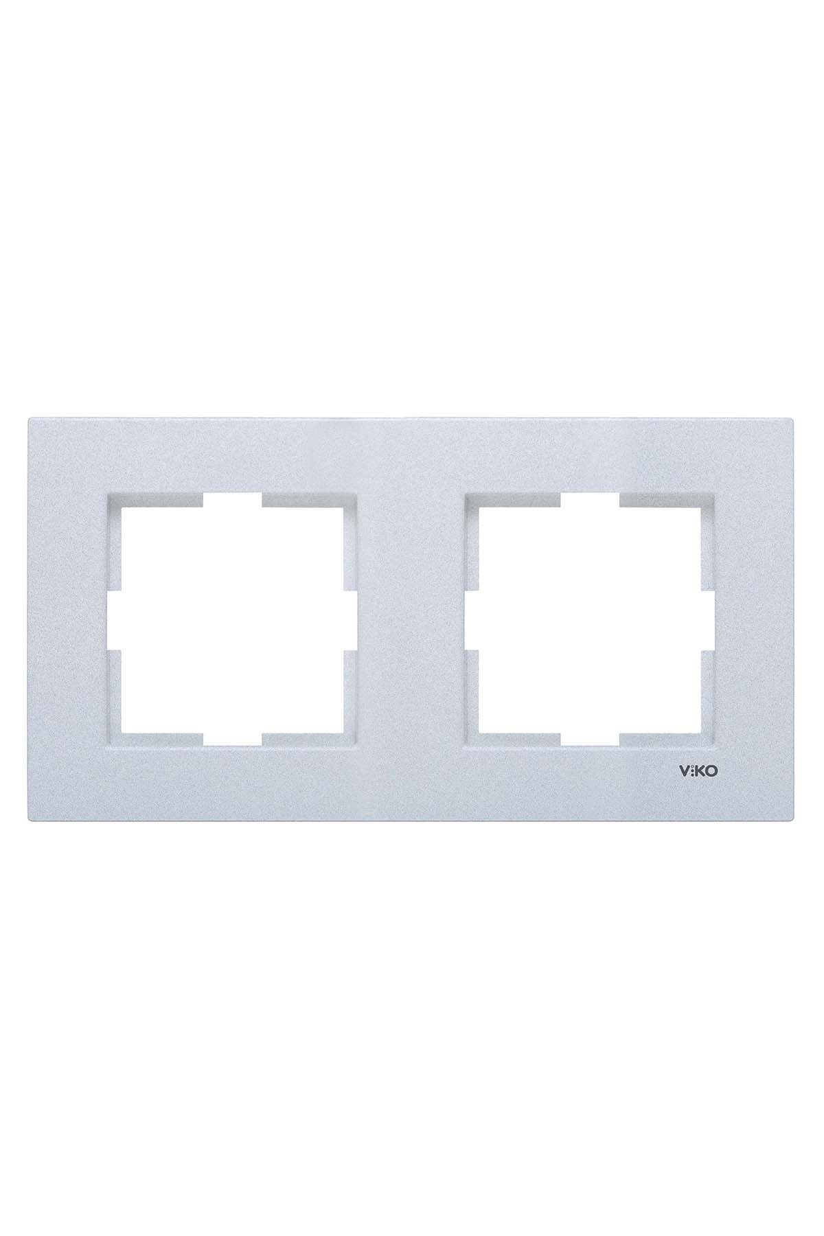 VİKO NOVELLA GÜMÜŞ 2 Lİ ÇERÇEVE