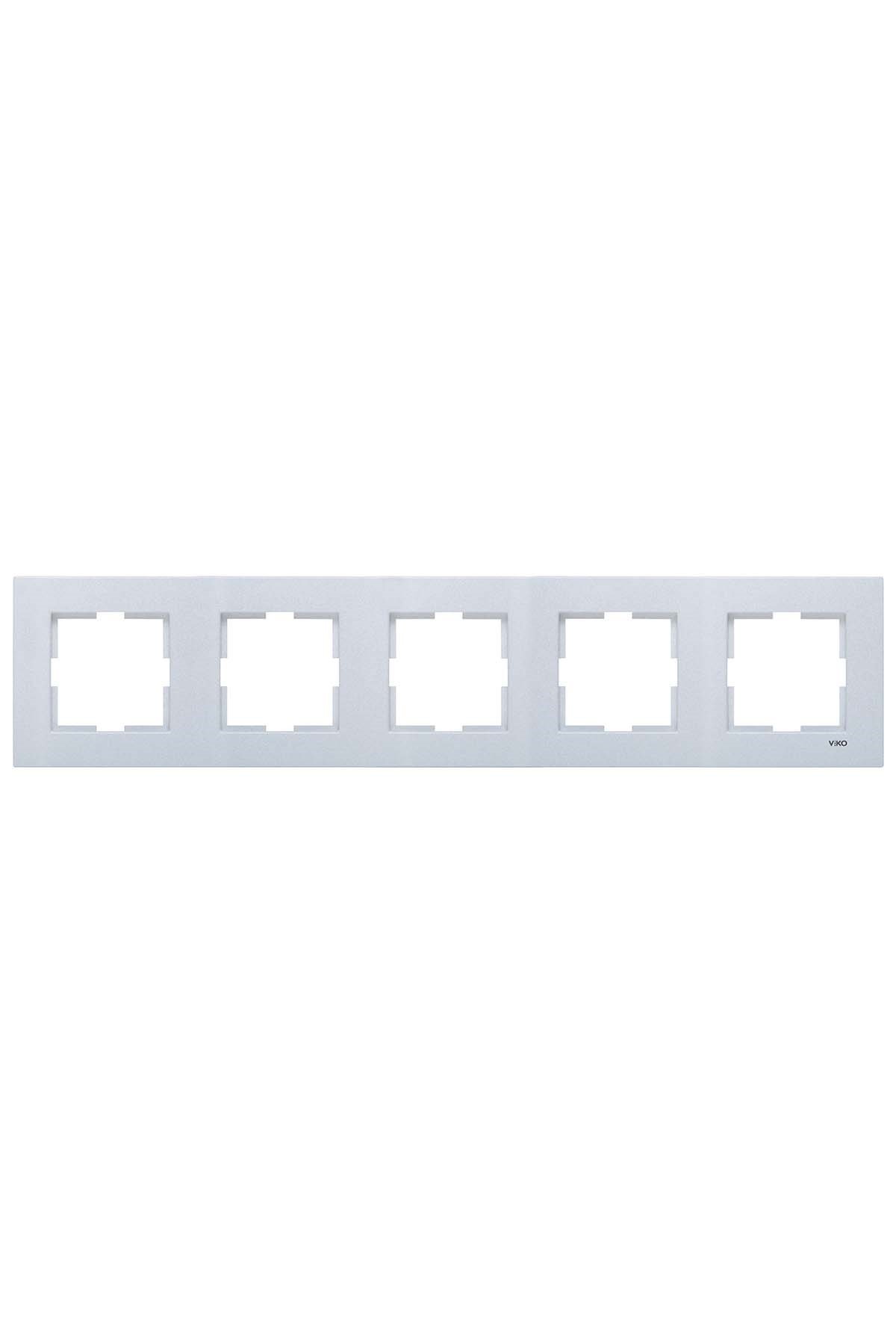 VİKO NOVELLA GÜMÜŞ 5 Lİ ÇERÇEVE