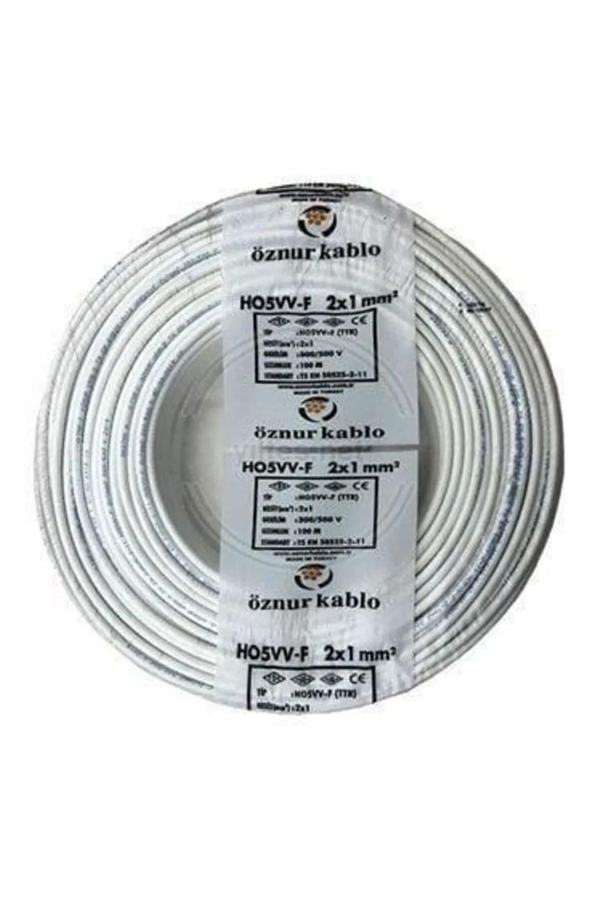 Öznur 2*1,5 Mm Ttr Elektrik Kablosu  100 Metre |Aydınlatmacım|Elektrik Kabloları|ÖZNUR|CKR-K051