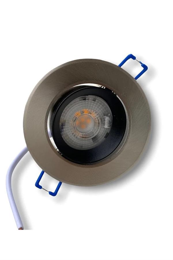 Cata CT 5252 6W Akik COB Led Spot Armatür Saten Kasa Günışığı 3200K | Aydınlatmacım|Led Spotlar|CATA|CT-5252G