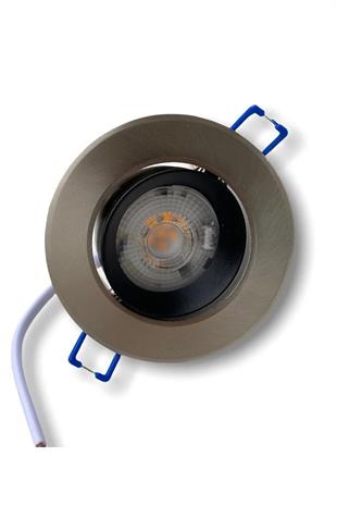 Cata CT 5252 6W Akik COB Led Spot Armatür Saten Kasa Beyaz 6400K | Aydınlatmacım|Led Spotlar|CATA|CT-5252B