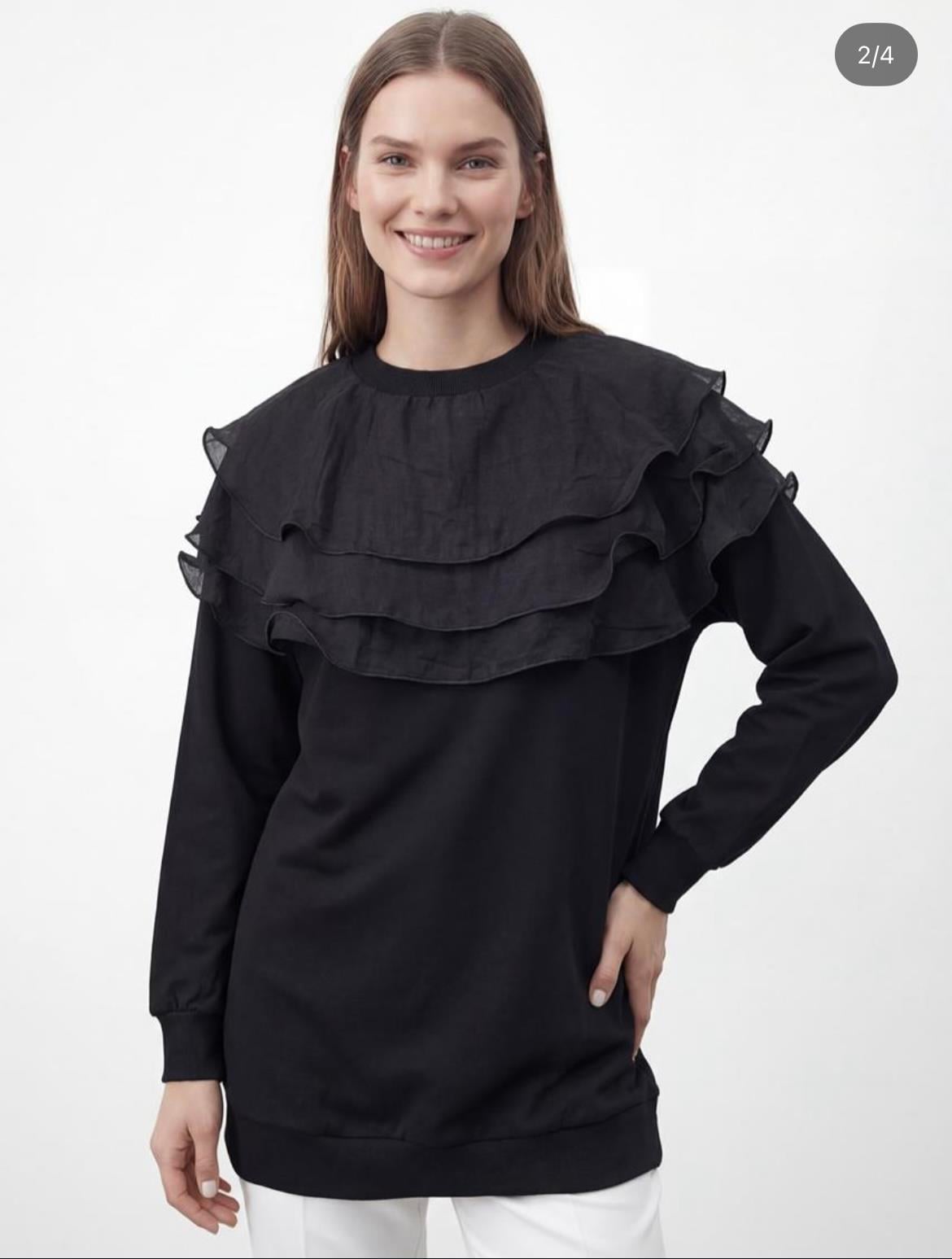 FIRFIR DETAYLI SWEATSHİRT