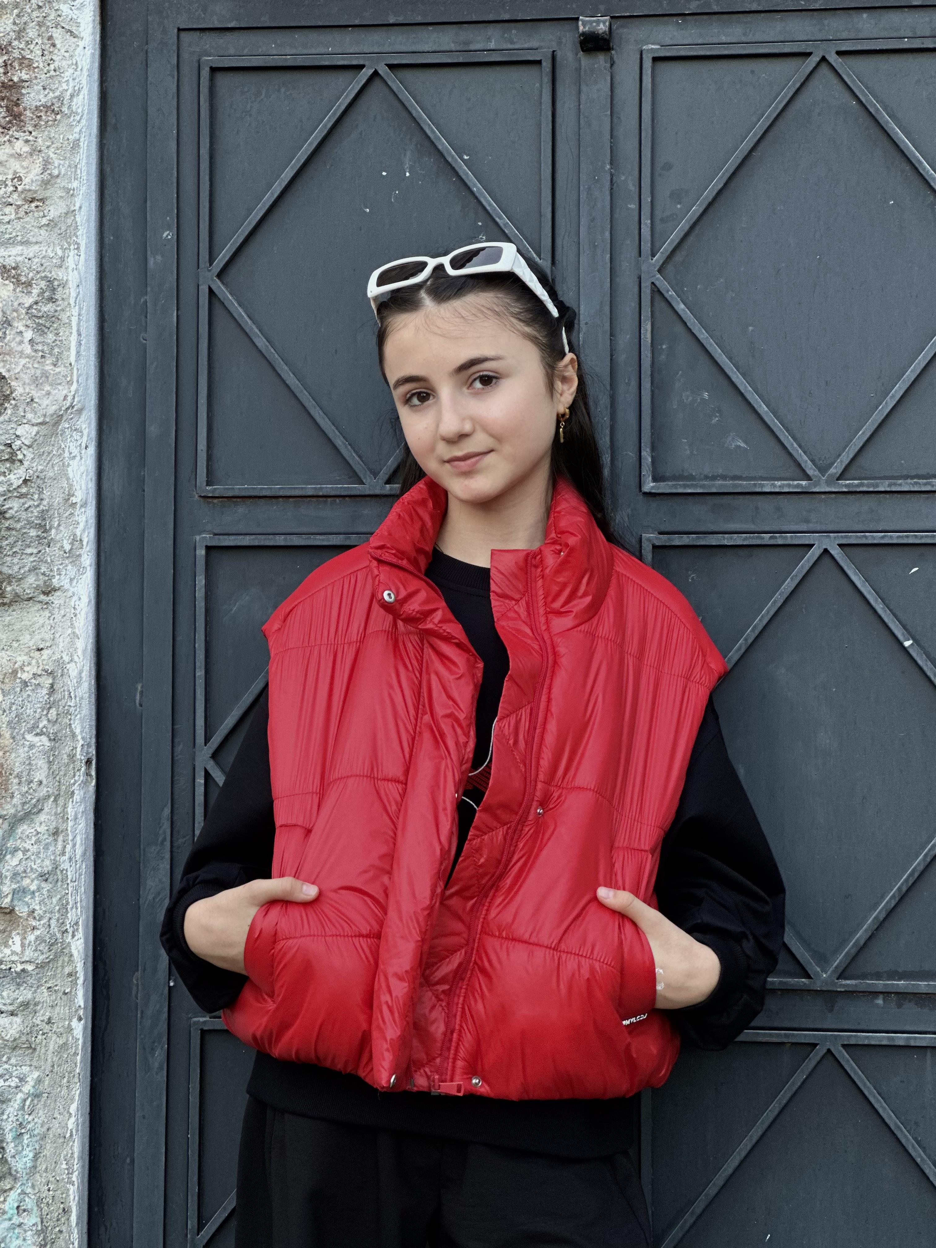 KIRMIZI PARAŞÜT ŞİŞME YELEK