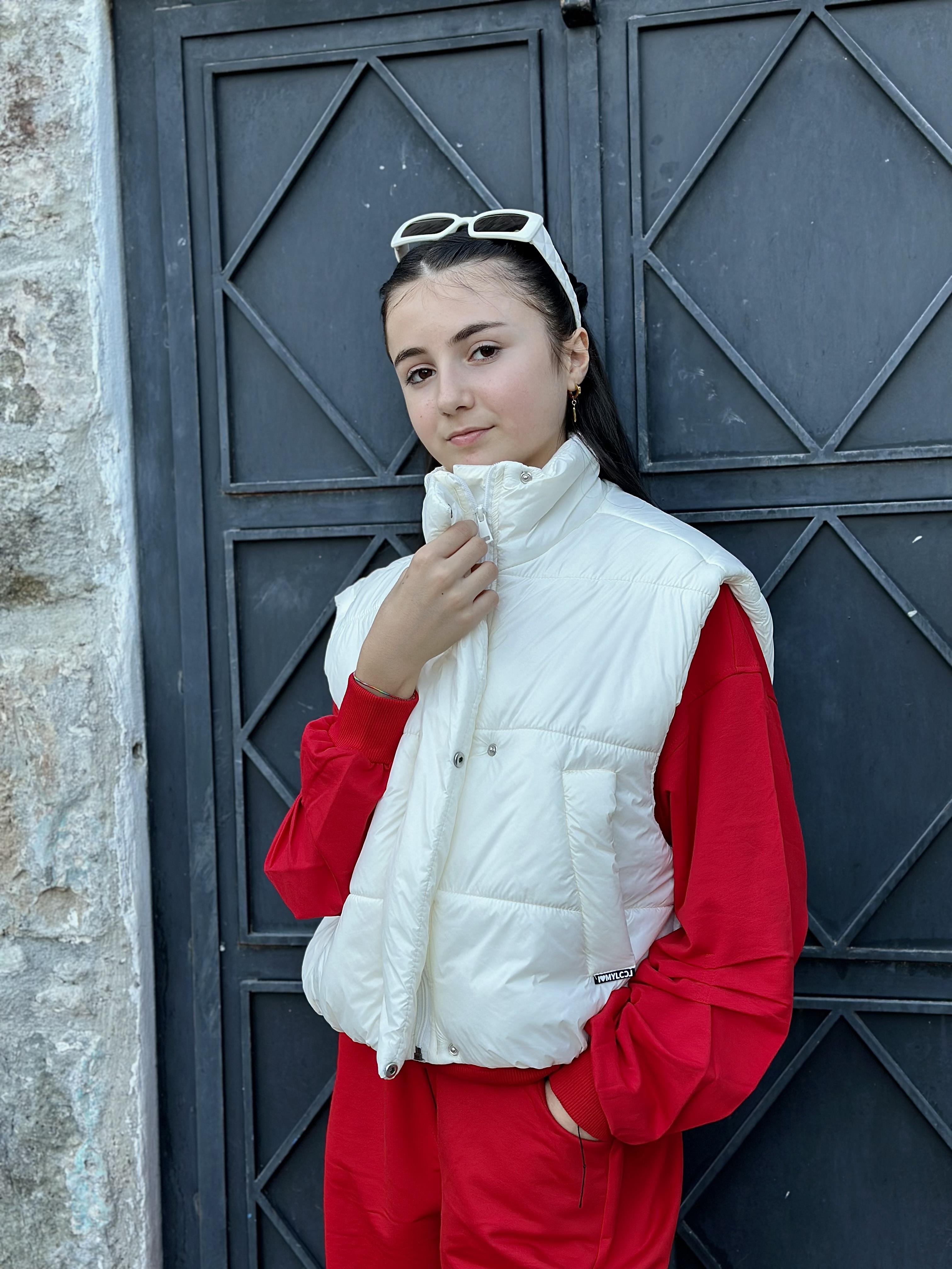 KREM PARAŞÜT ŞİŞME YELEK